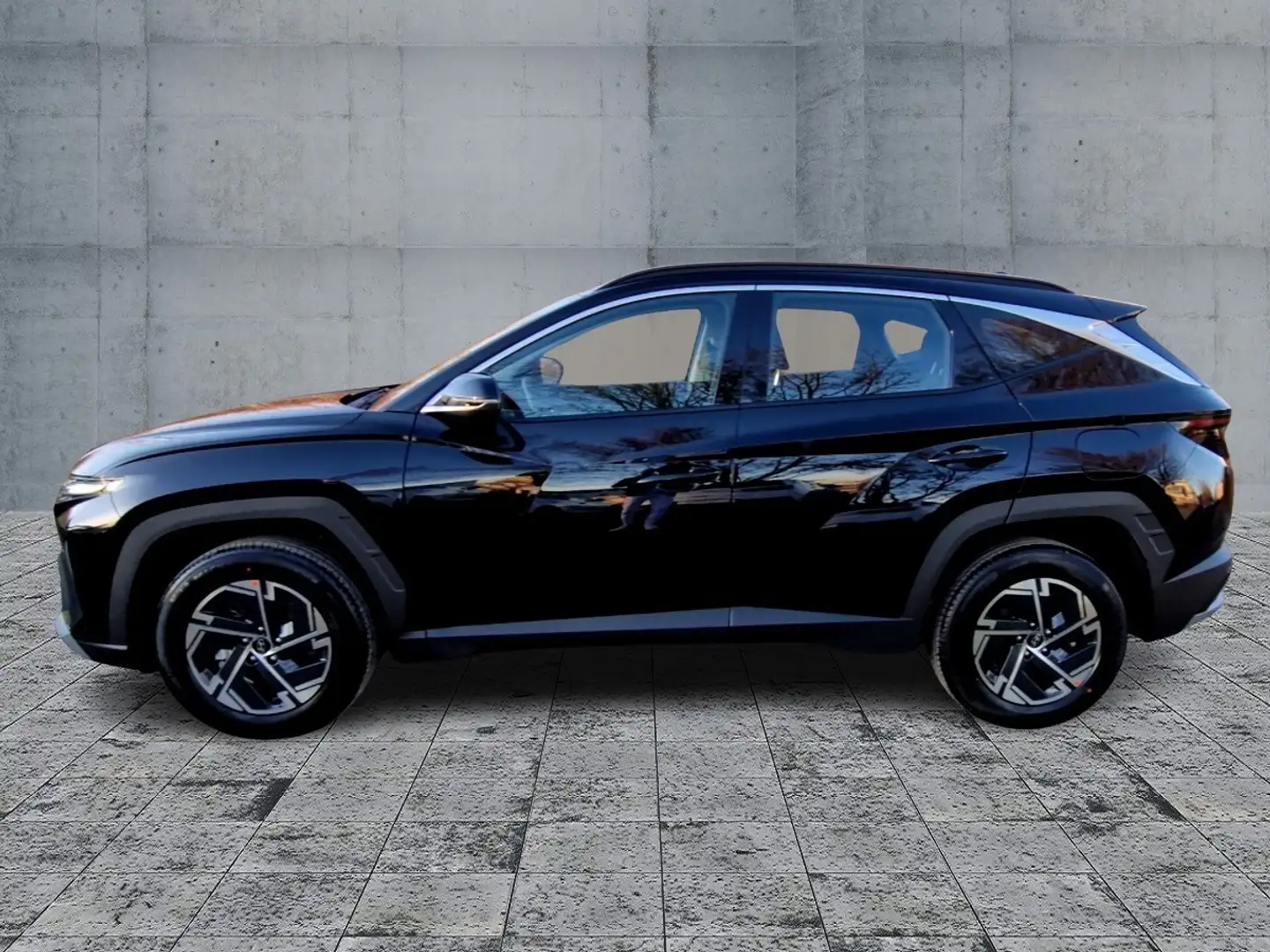 Hyundai TUCSON 1.6 T-GDI Select (215PS) Design-Paket/HEV Zwart - 2