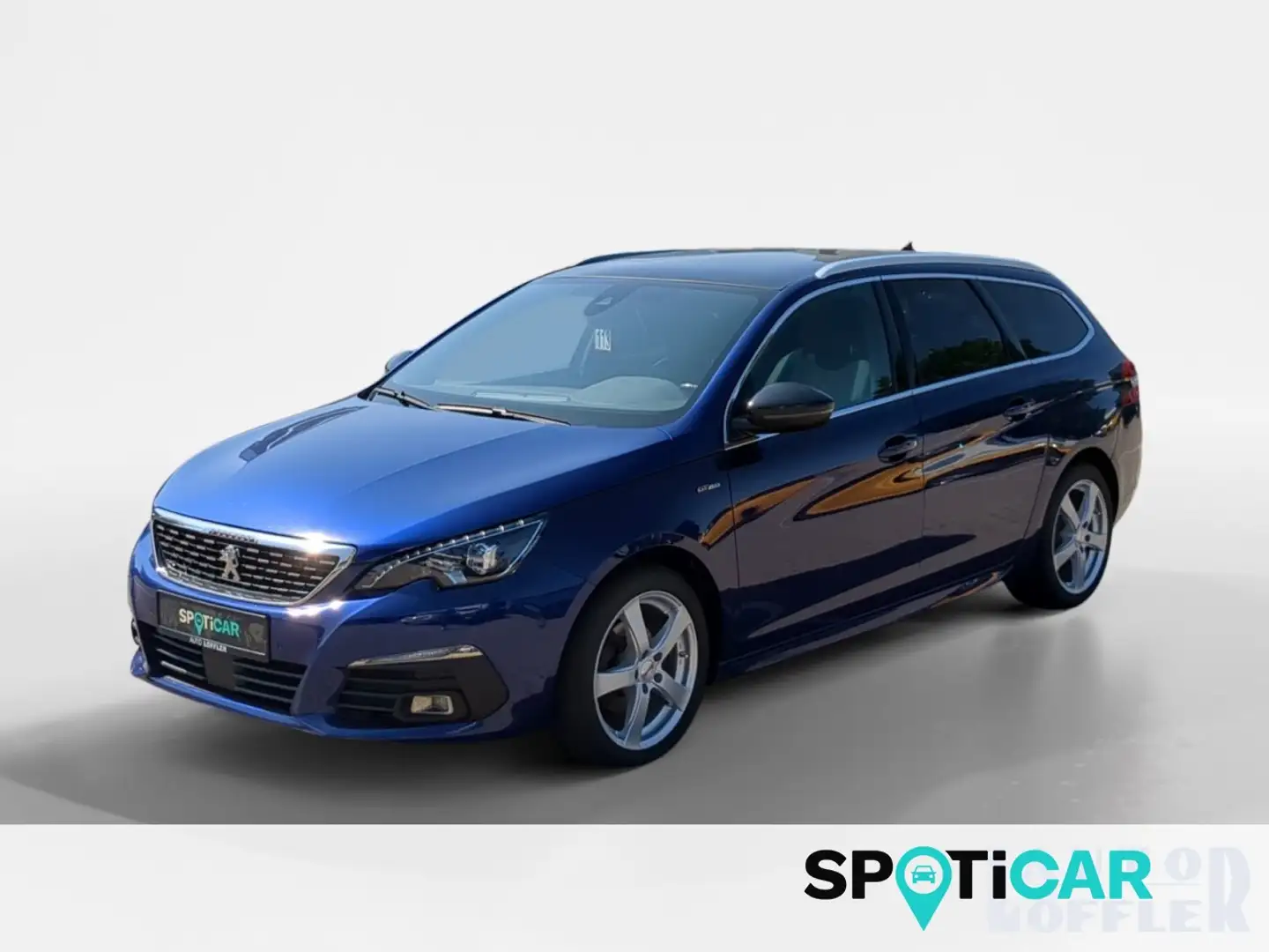 Peugeot 308 1.5 BlueHDI GT Line Automatik AHK Klima Navi Blu/Azzurro - 1