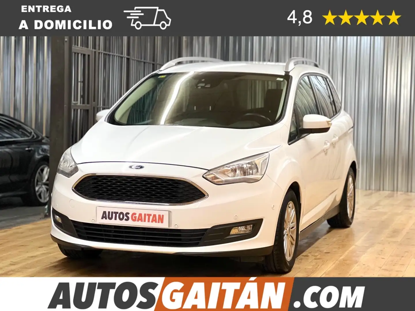 Ford Grand C-Max 1.0 EcoB. Auto-S&S Business 125 Weiß - 1