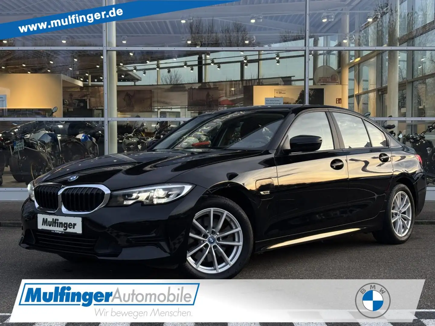 BMW 320 e LiveProf.HiFi DAB Tempom.Sitzh.PDC Alu 17" Schwarz - 1