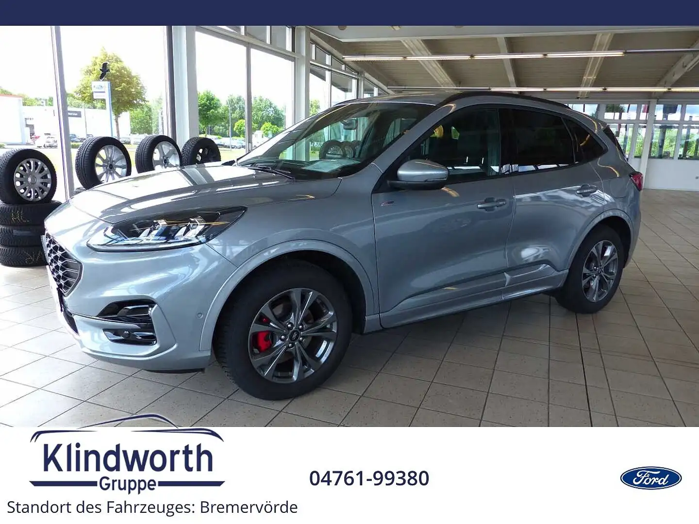 Ford Kuga 2.0 EcoBlue 4x4 Aut. ST-LINE X iACC,LEDGJR Silber - 1