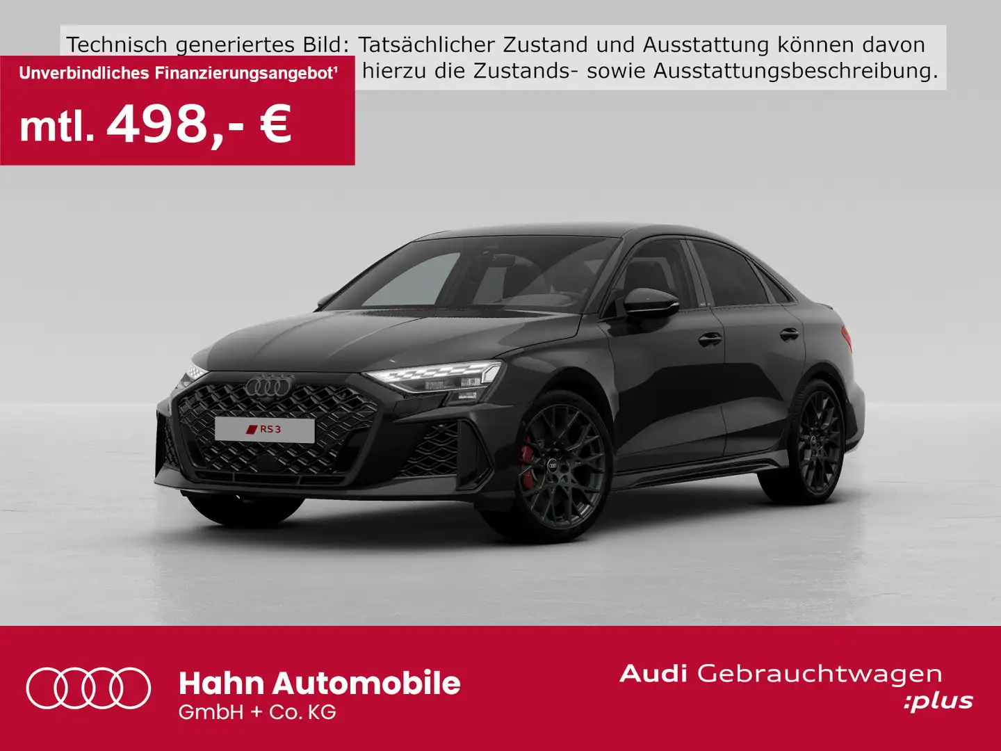 Audi RS3 quattro 280 km/h Pano Matrix Lede Schwarz - 1