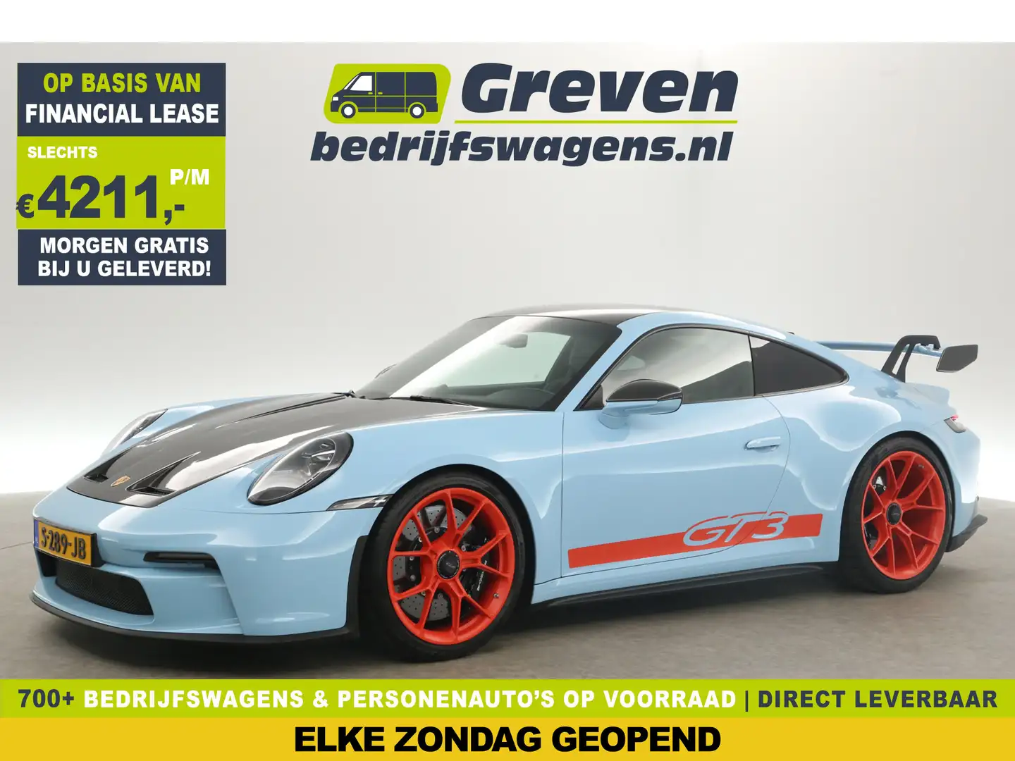 Porsche 992 4.0 GT3 510PK Gulf Edition | PDLS+ | Nose Lift | K Blauw - 1