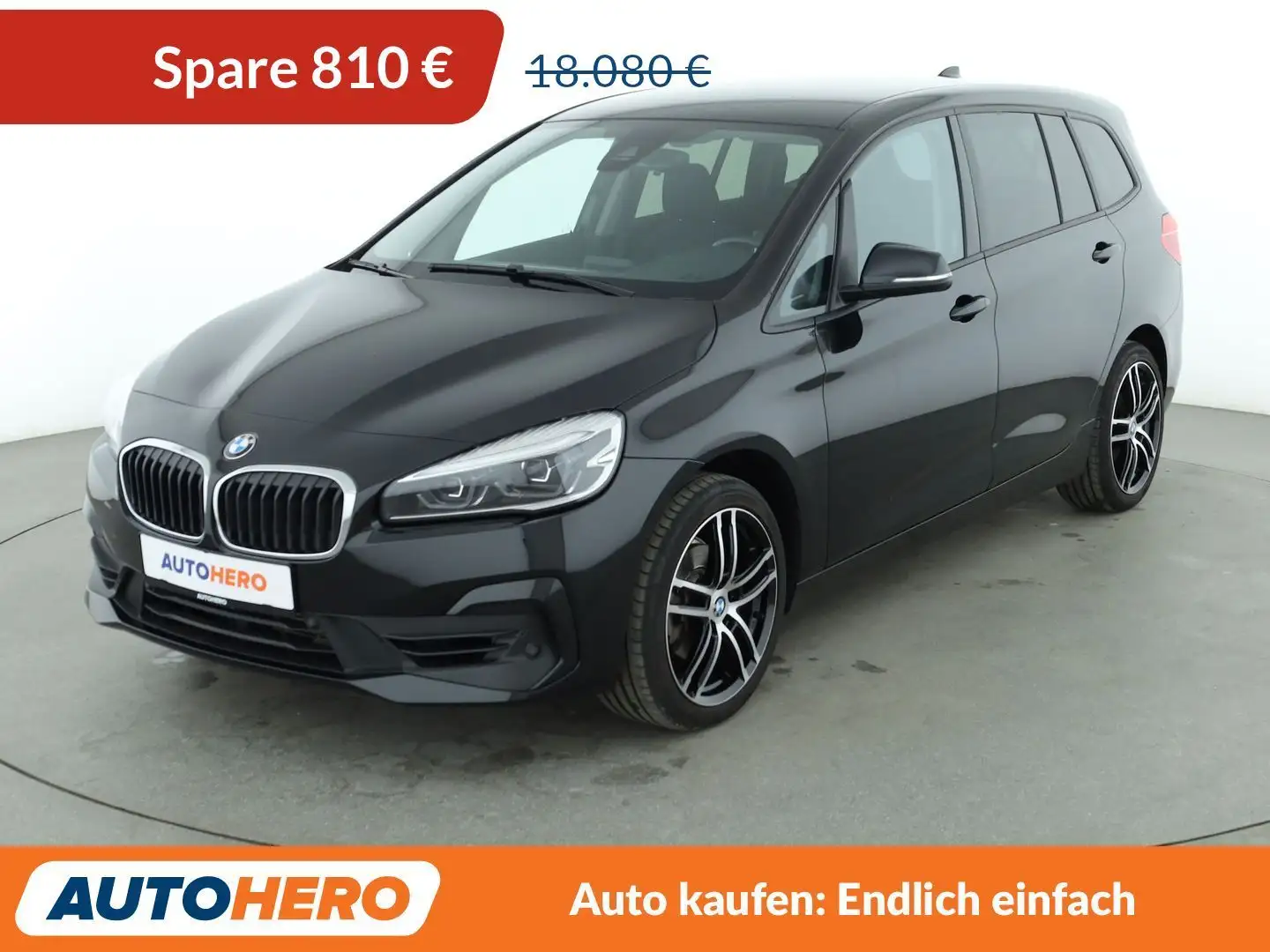 BMW 216 i Gran Tourer Advantage*NAVI*LED*TEMPO* Schwarz - 1