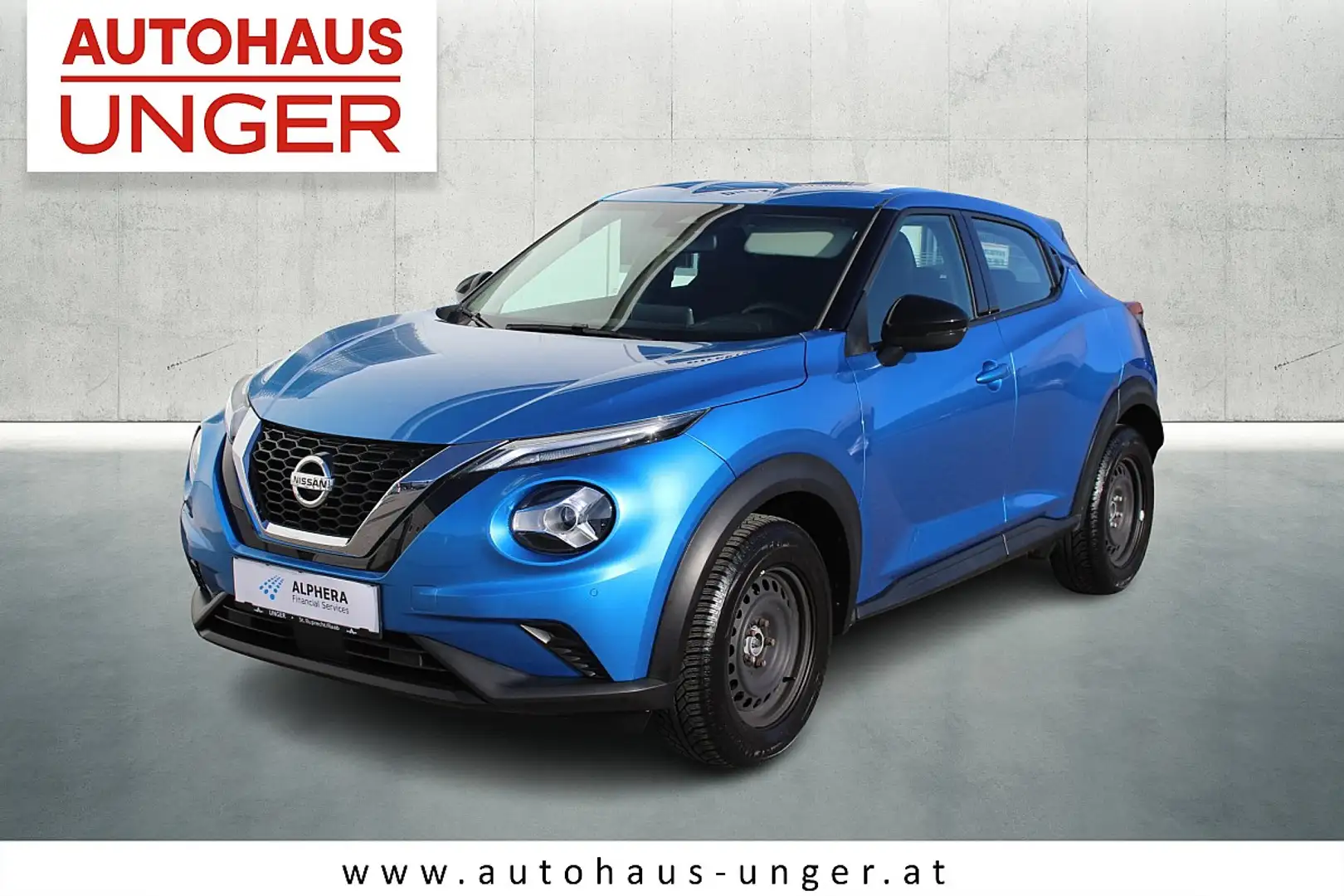 Nissan Juke 1,0 DIG-T Acenta Blau - 1