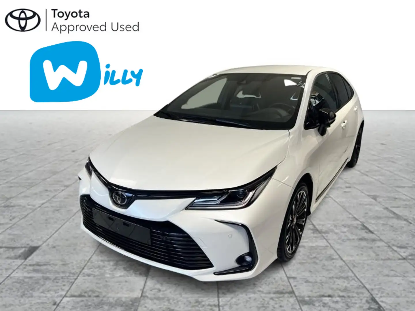 Toyota Corolla hybrid 1.8 GR Sport SEDAN Wit - 1