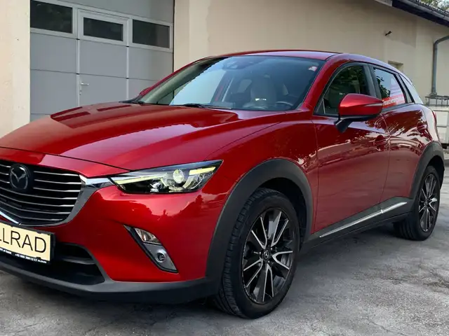 Mazda CX-3 CX-3 Allrad AWD Automatik Revolution Top | nur 62.500 km | LED | ACC | BOSE | HUD | Leder | Navi | Rückfahrkamera