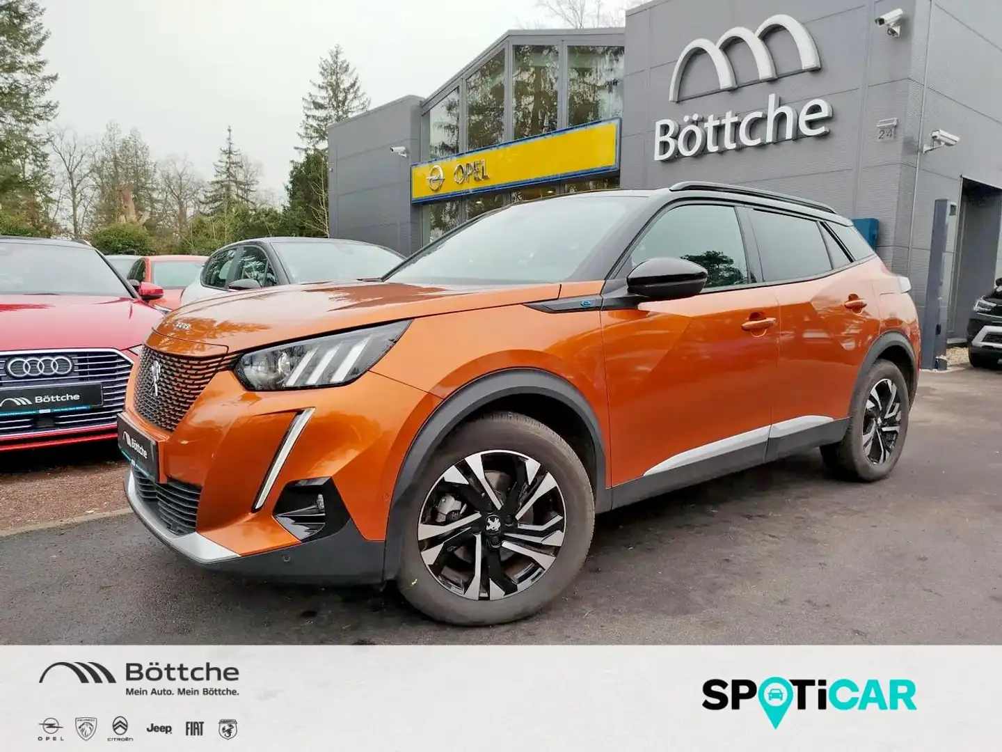 Peugeot 2008 e- GT LED/Navi/Panoramadach/180°Kamera/Allwetter Orange - 1