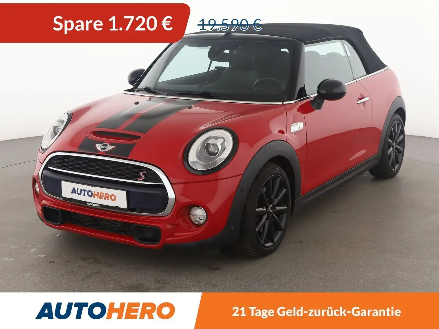 MINI Cooper S Cabrio Cooper S Aut.*LED*NAVI*TEMPO*CAM*PDC*SHZ*KLIMA* Rot - 1