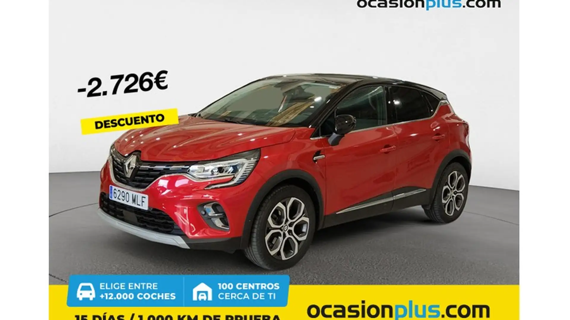 Renault Captur E-TECH Híbrido Techno Fast Track 105kW Rojo - 1