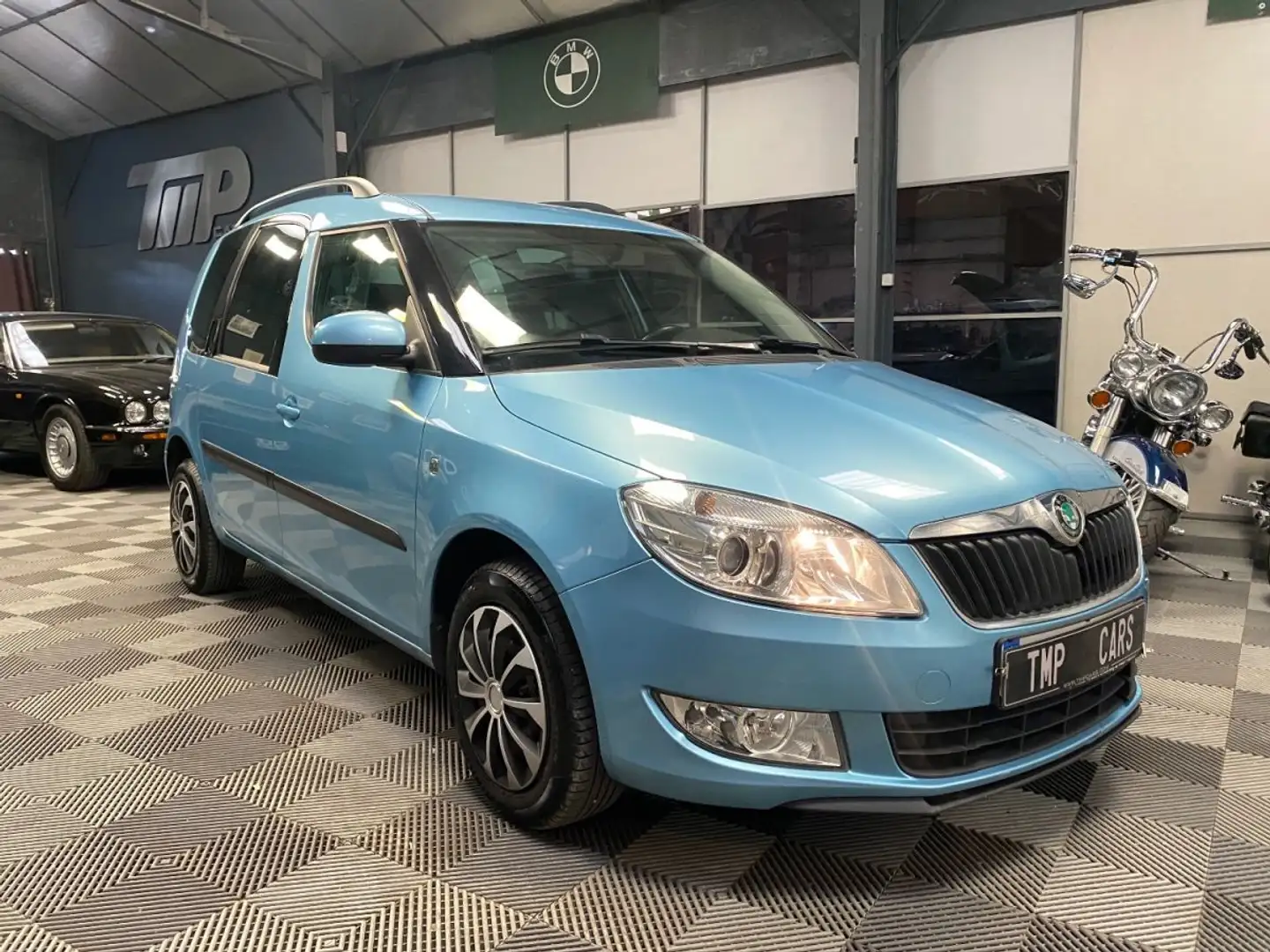 Skoda Roomster 1.2 TSI 85ch Active Bleu - 1