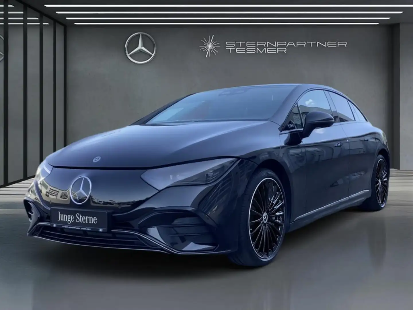 Mercedes-Benz EQE 500 4M AMG Night PANO 360° AIRM Mem HuD 3D Czarny - 2