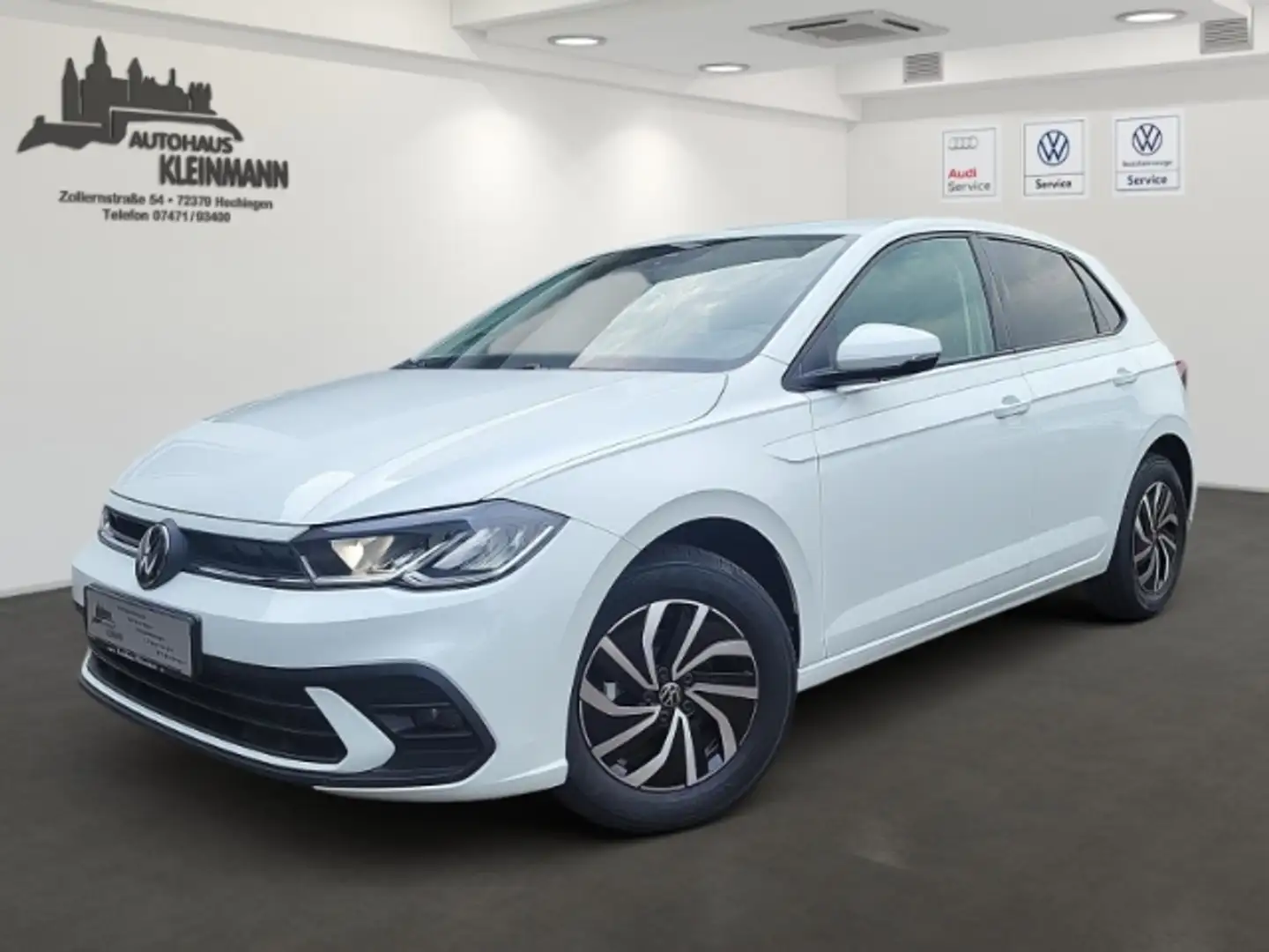 Volkswagen Polo VI Life 1.0 TSI EU6e Life,Sitzheizung, Rückfahrkam Weiß - 1