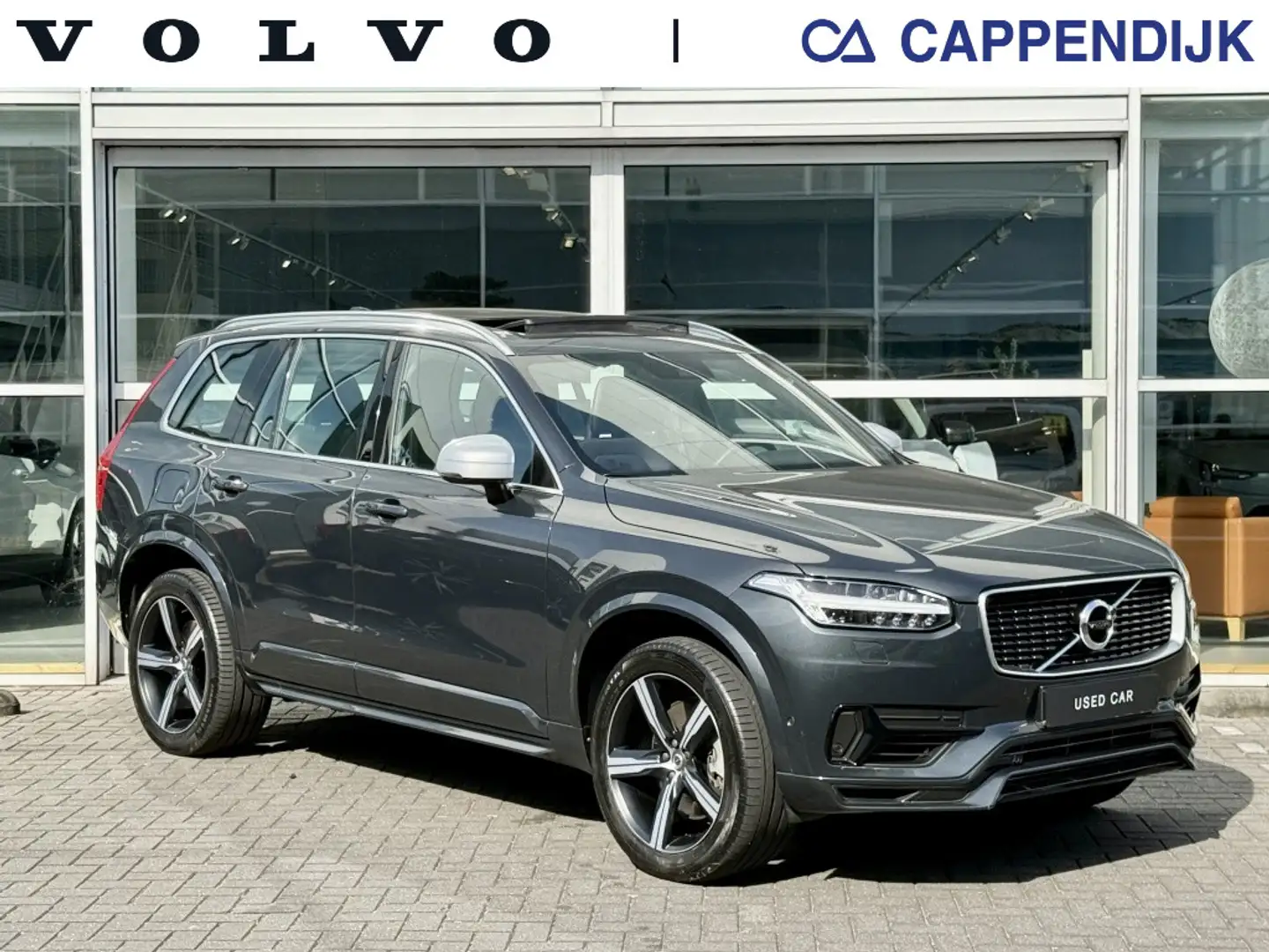 Volvo XC90 T8 405PK AWD R-Design| Luchtvering| Camera| Panoda Grigio - 1