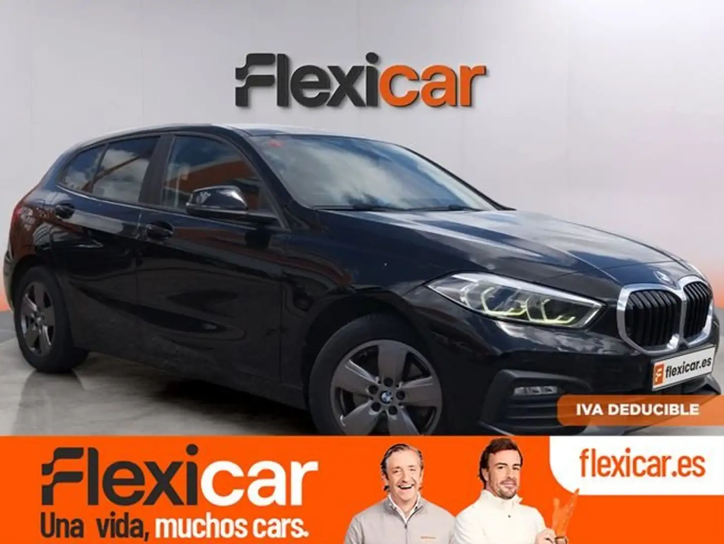 BMW 118 118iA Negro - 1