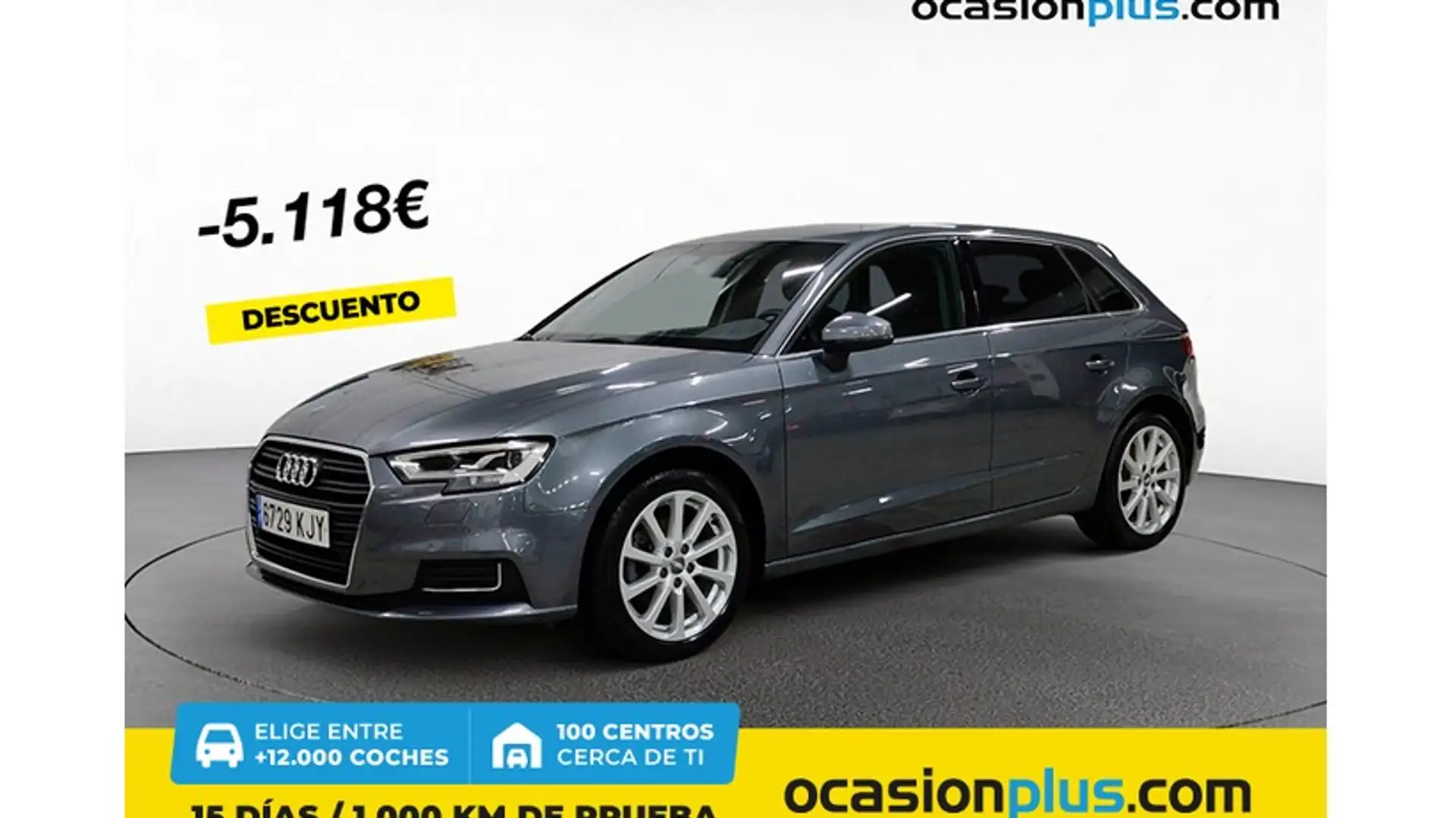 Audi A3 Sportback 1.5 TFSI COD EVO Design ed. S-T 110kW Gris - 1