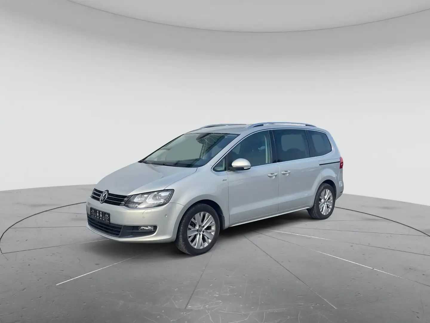 Volkswagen Sharan Life 2.0 TDI DSG RFK Navi LED SHZ *für Ge Silber - 2