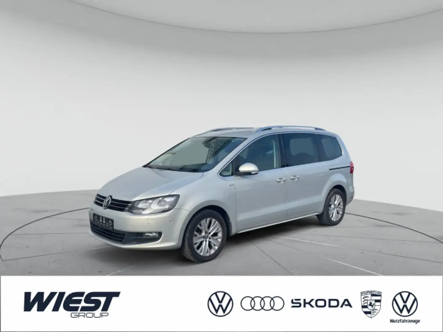 Volkswagen Sharan Life 2.0 TDI DSG RFK Navi LED SHZ *für Ge Silber - 1