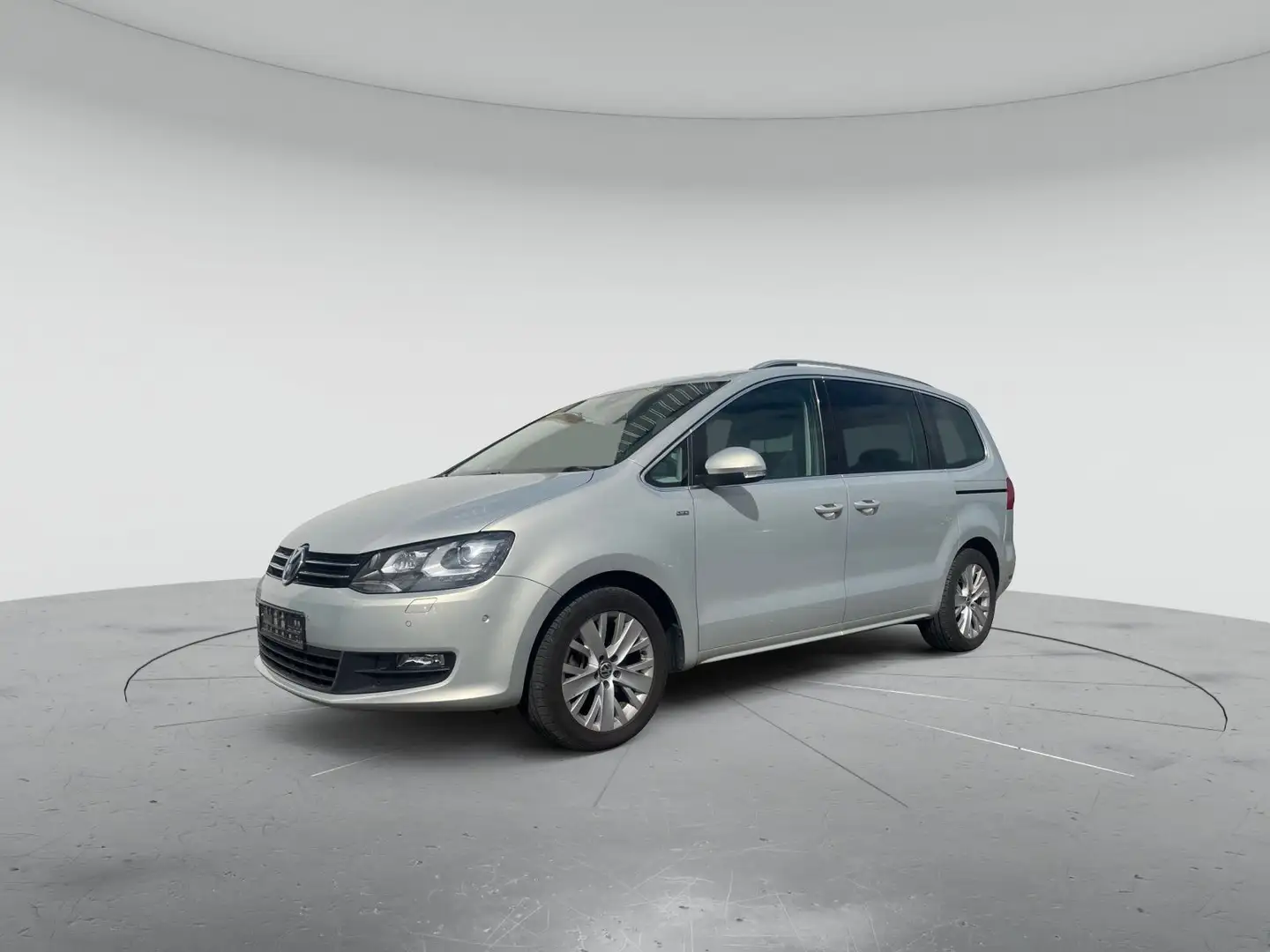 Volkswagen Sharan Life 2.0 TDI DSG RFK Navi LED SHZ *für Ge Silber - 2