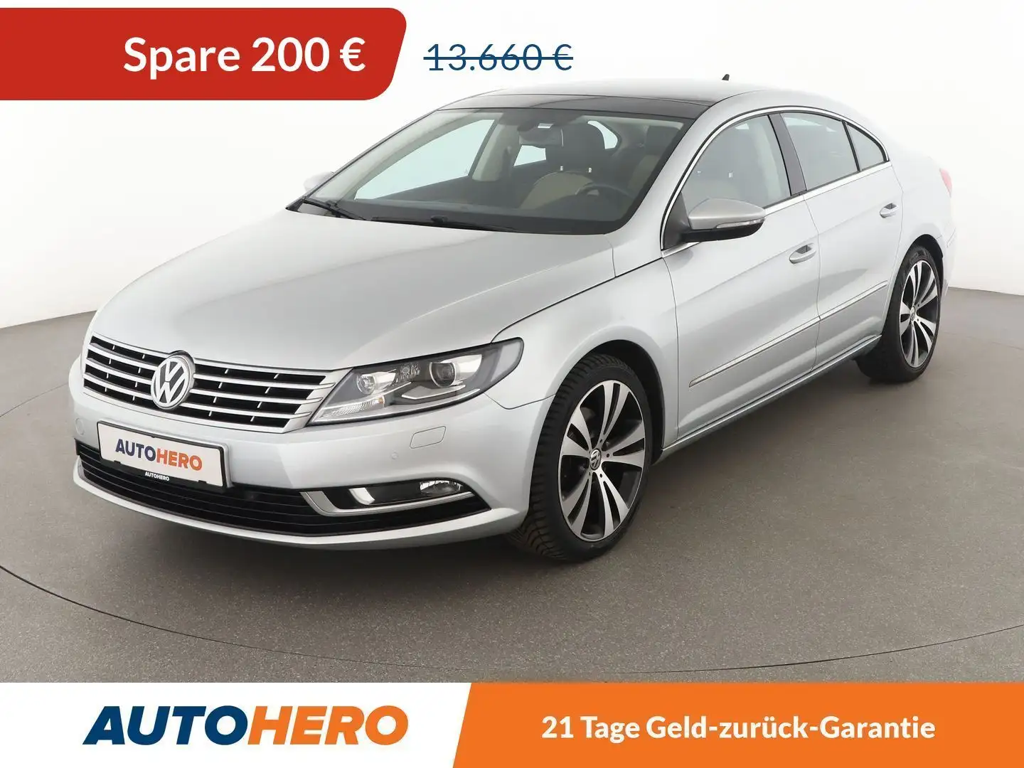Volkswagen CC 1.4 TSI BlueMotion Tech*NAVI*PDC*SHZ* Zilver - 1