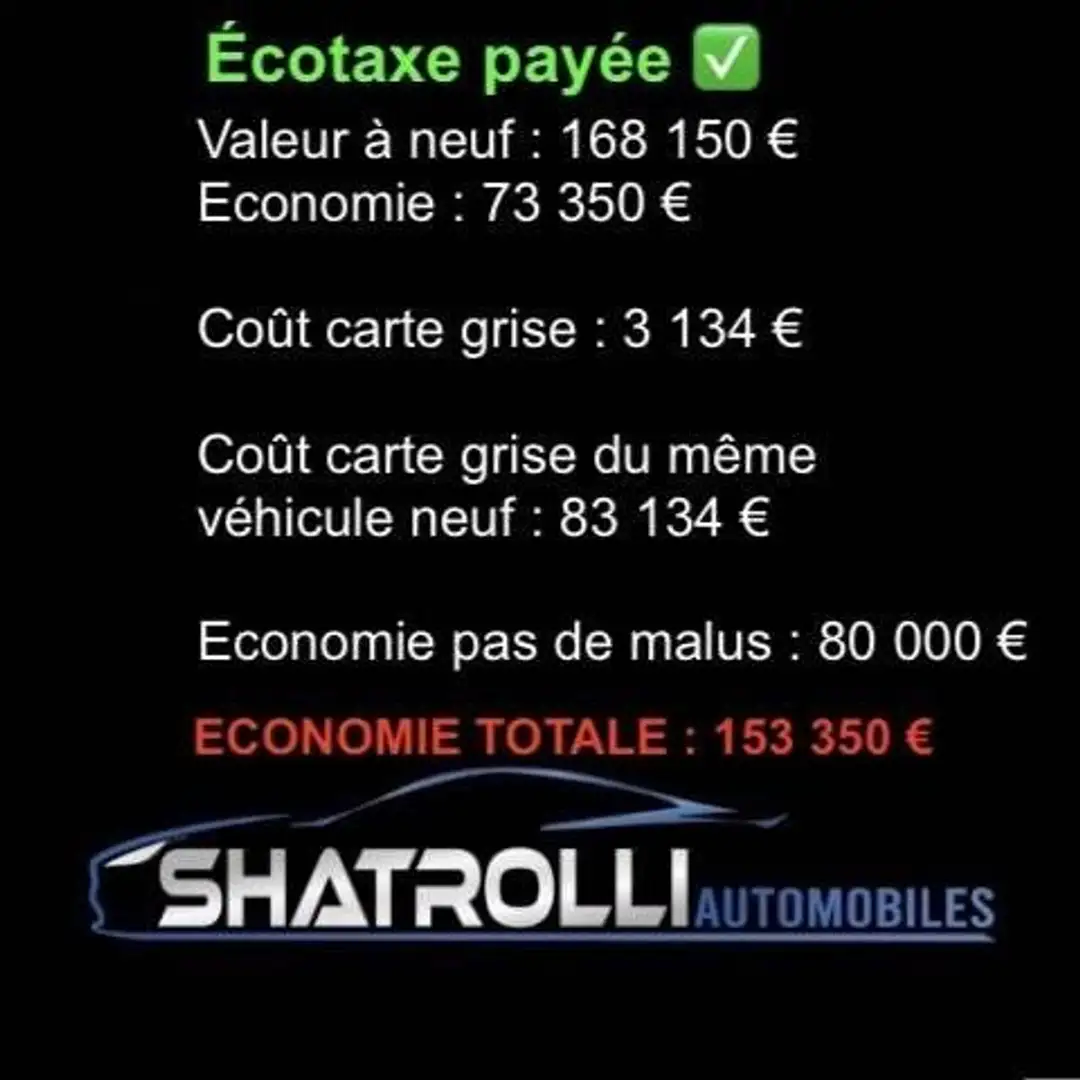 Audi RS6 Avant 4.0 V8 TFSI 600ch Quattro Tiptronic 94,800euro TTC (Malus Payée) Schwarz - 2