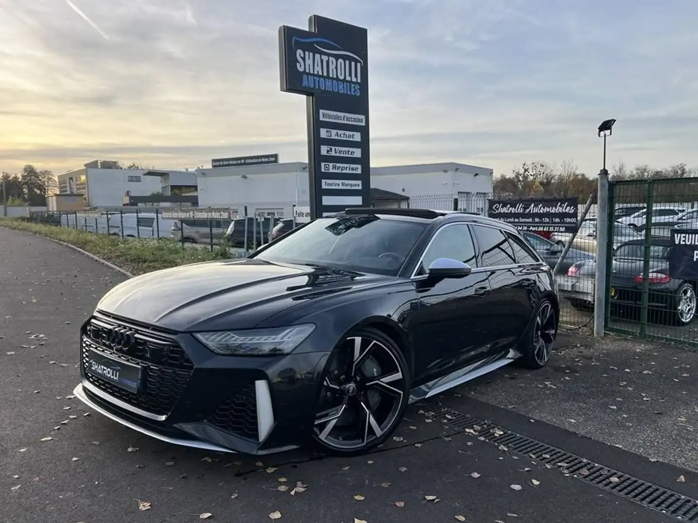 Audi RS6 Avant 4.0 V8 TFSI 600ch Quattro Tiptronic 94,800euro TTC (Malus Payée) Schwarz - 1