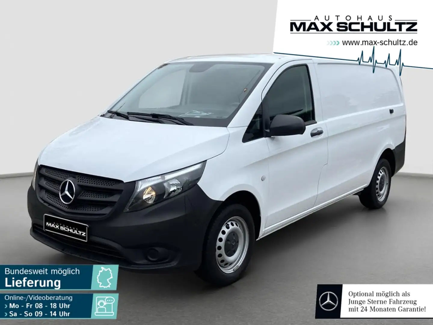 Mercedes-Benz Vito 116 CDI Kasten Lang *PDC*KeyLess*KlimaA*SHZ Noir - 1