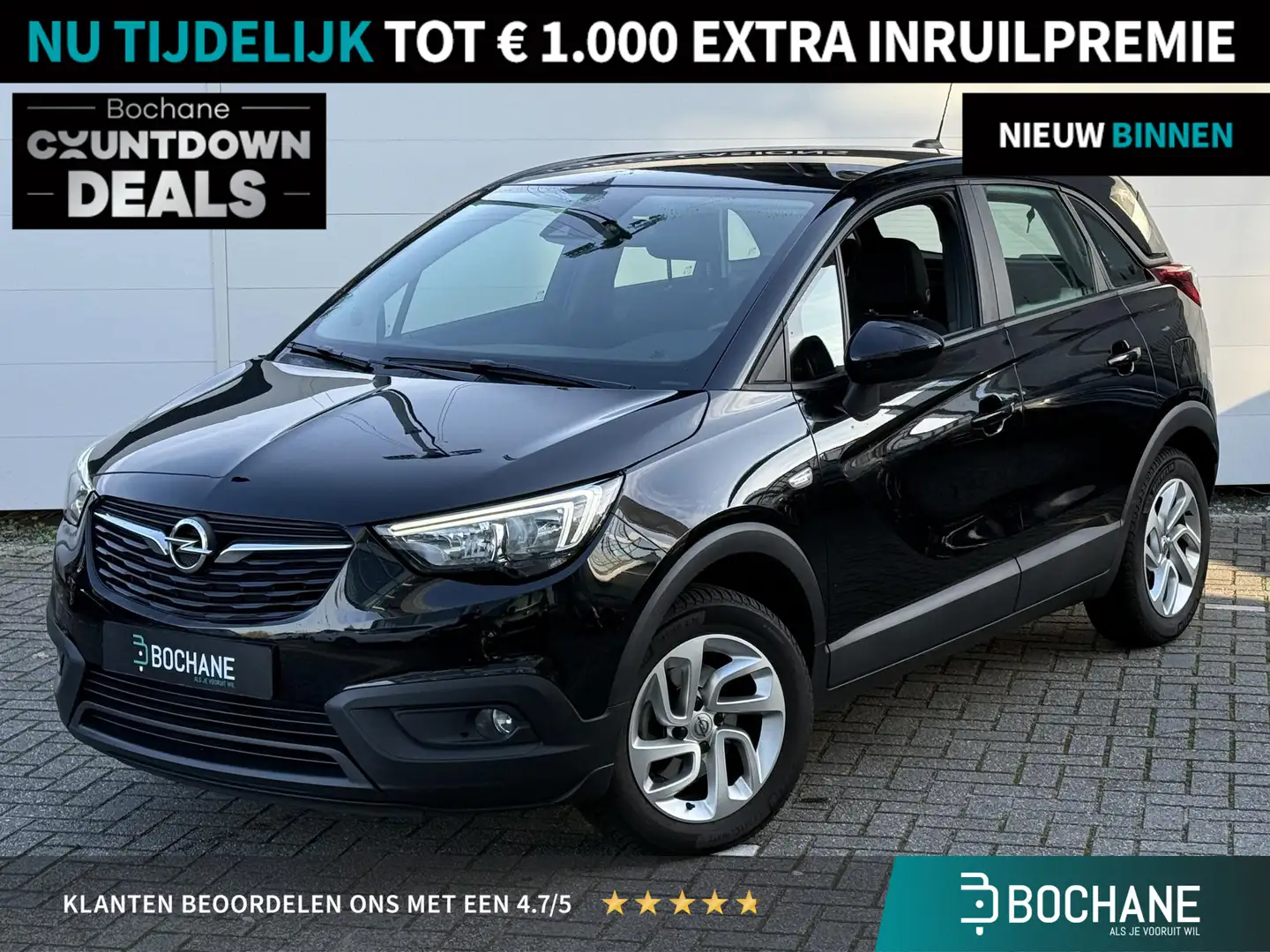 Opel Crossland X 1.2 Turbo Innovation | Trekhaak | Navigatie | Park Nero - 1