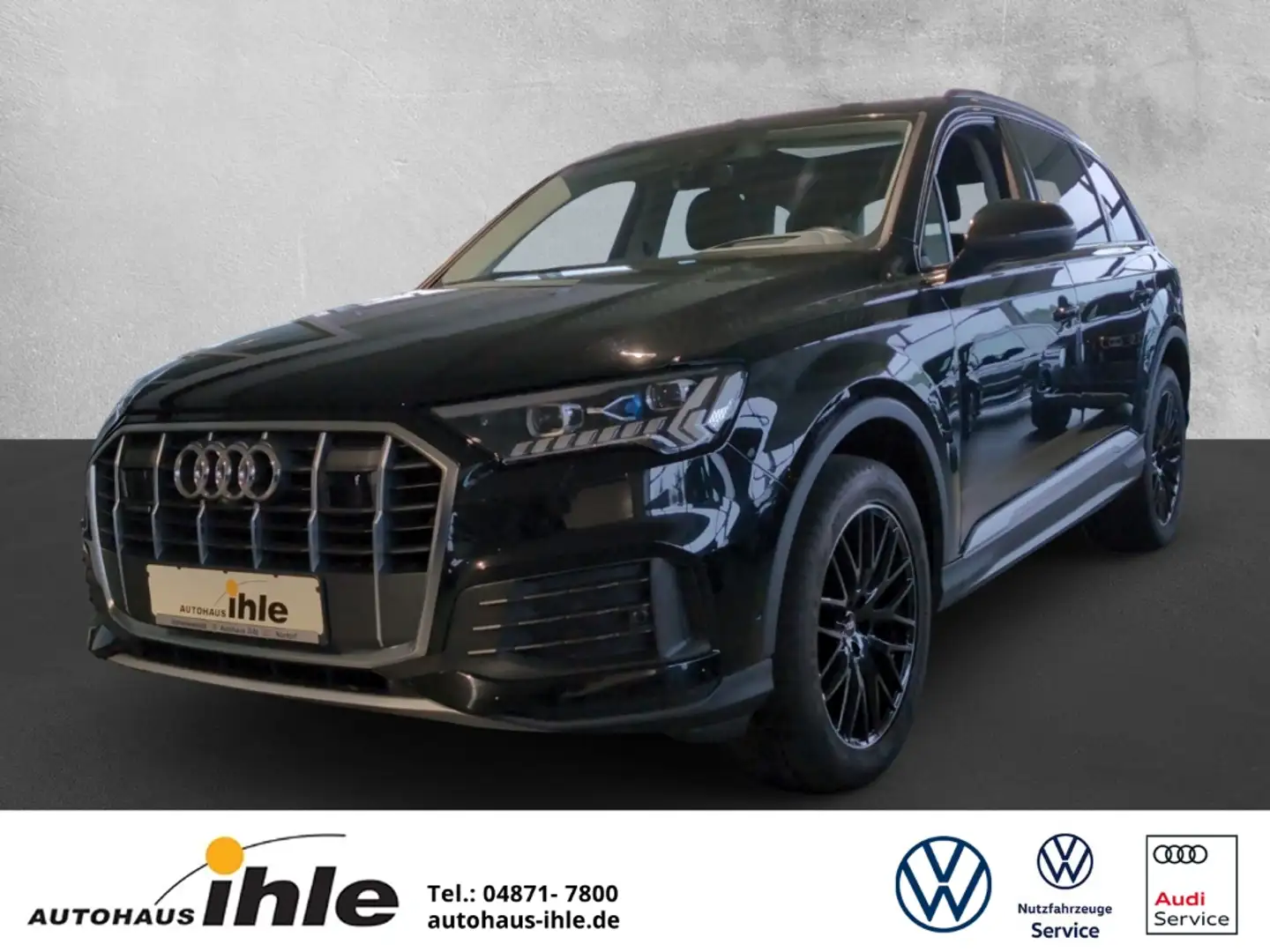 Audi Q7 Basis 50 3,0 TDI Tiptronic quattro HUD+PANO.DACH+A Negru - 1