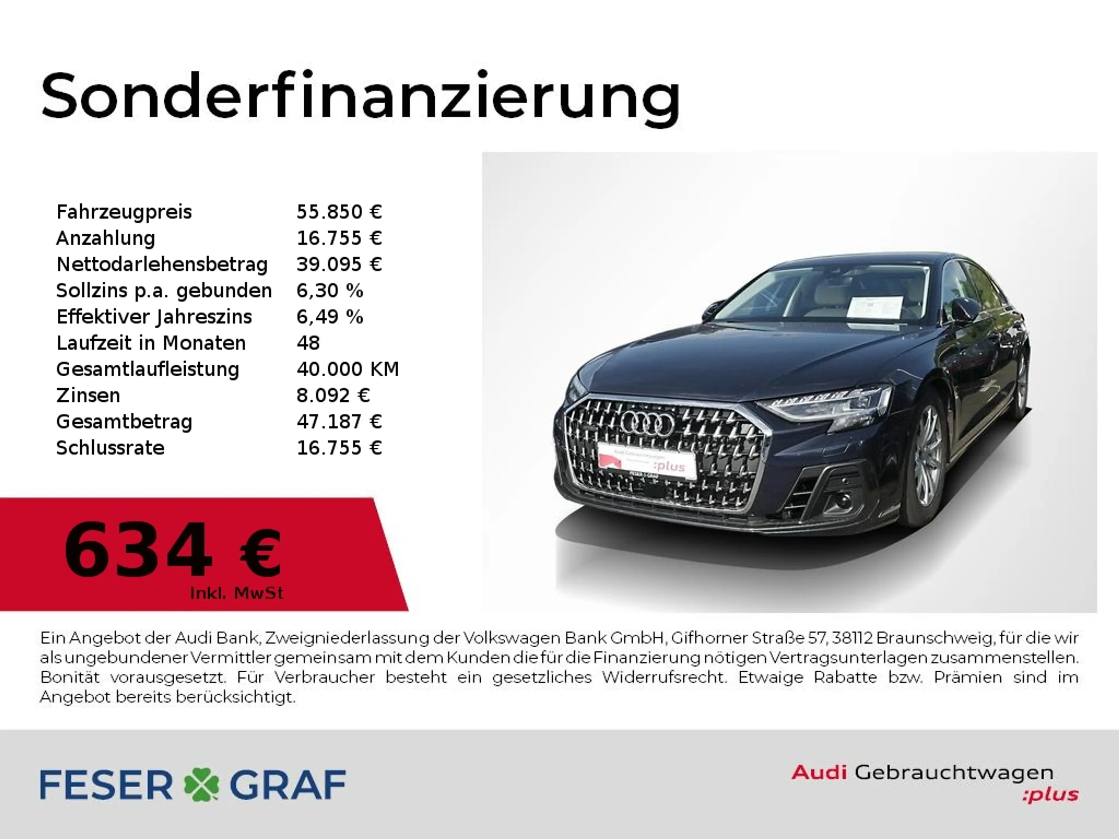 Audi A8 50 TDI Navi,HDMatrix,Leder,DynamikAllr,Kameras,18Z