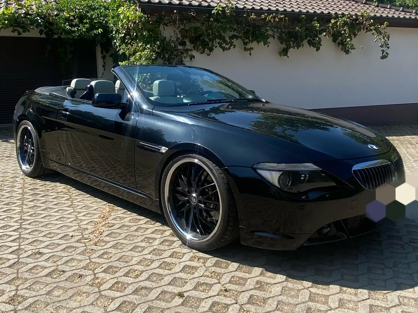 BMW 645 645i V8 Individual Cabrio TÜV 06/26 fahrbereit Schwarz - 1