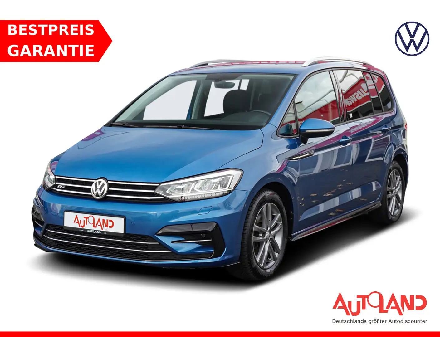 Volkswagen Touran 1.4 TSI R-line LED Navi Kamera PDC ACC Albastru - 1