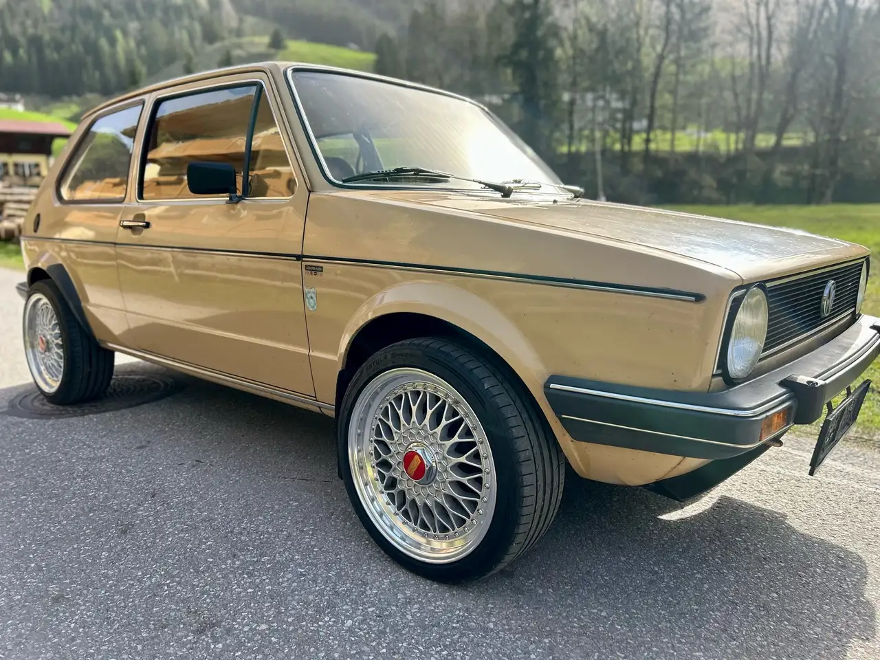 Volkswagen Golf GL (GLS) Mexicobeige 1. Lack, foto 3