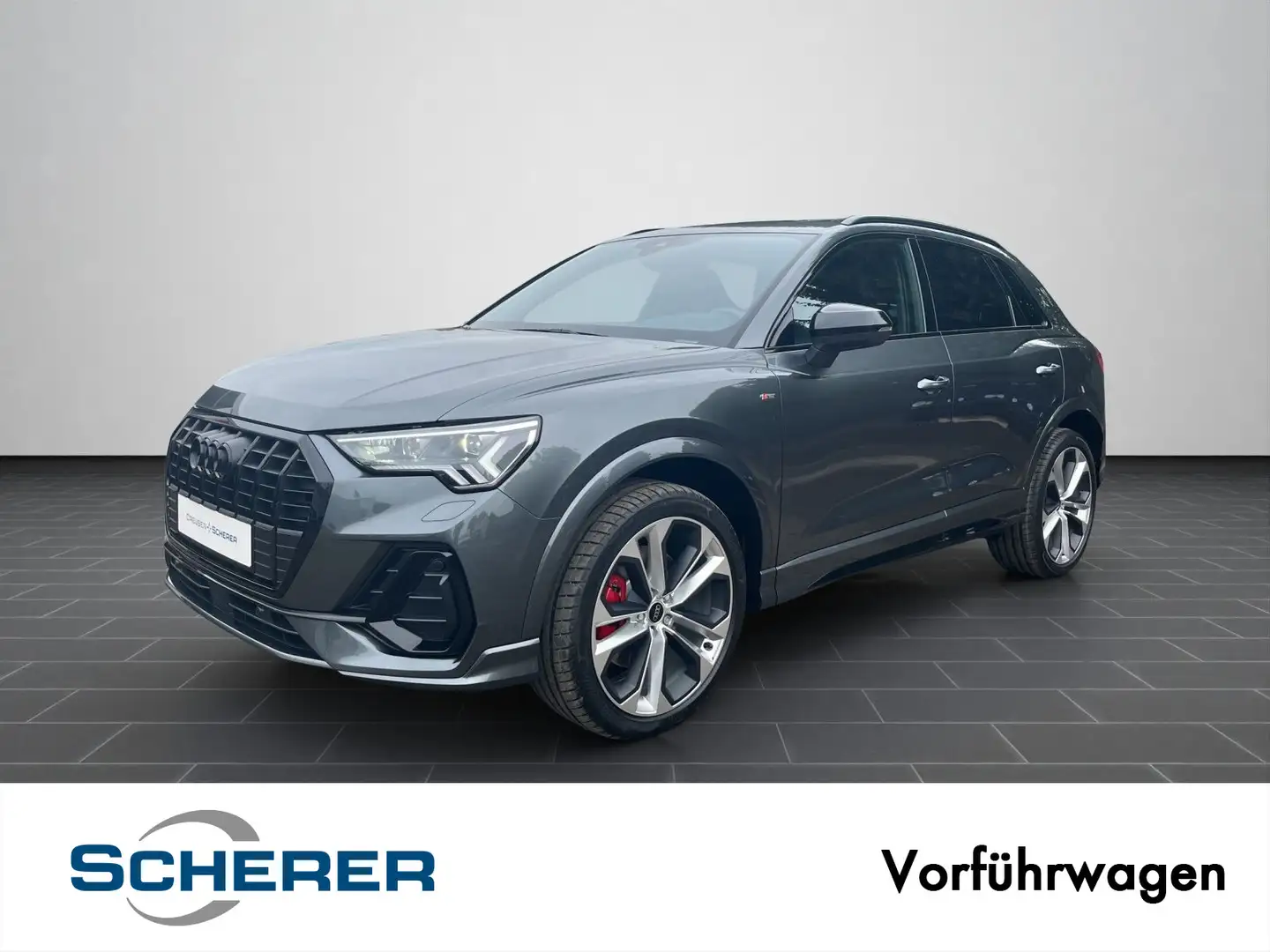 Audi Q3 S line 40 TFSI quat. S-Line business/Pano/AHK Gris - 1