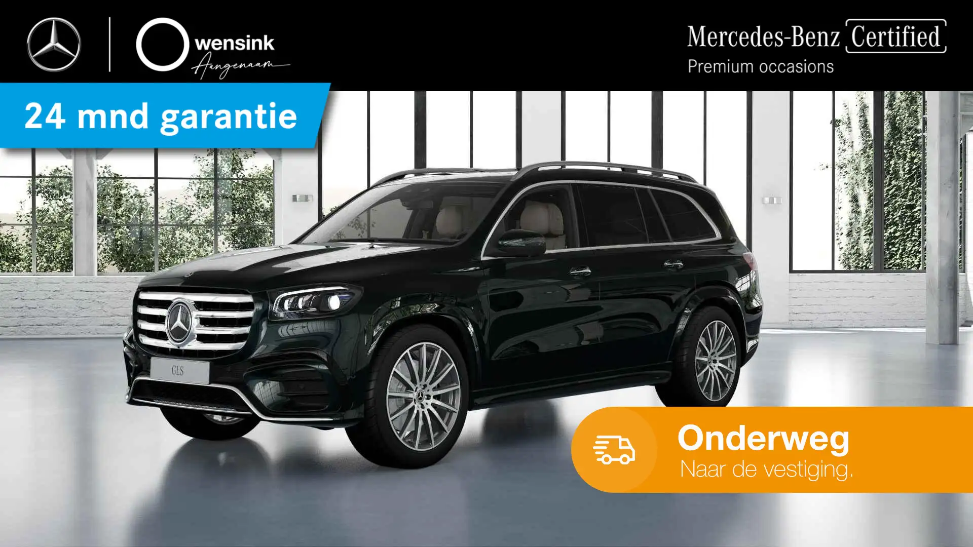 Mercedes-Benz GLS 450 4MATIC AMG Line | Premium plus | 6 zits | Beige le Grün - 1