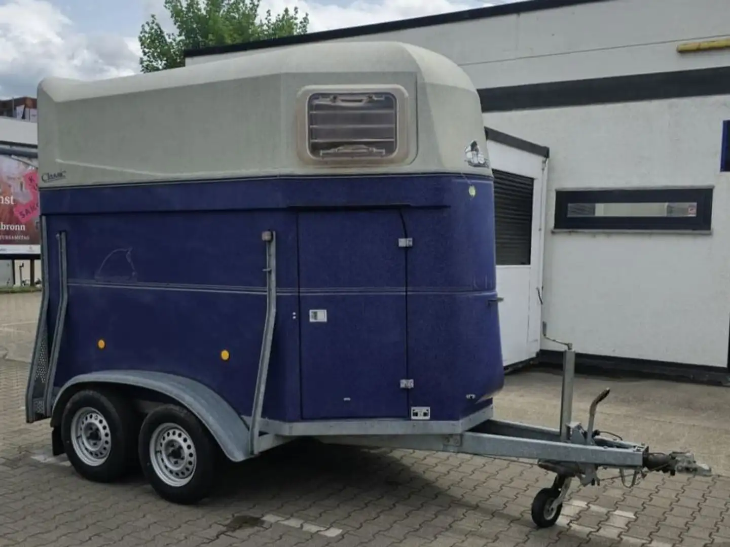 Böckmann Classic 2-Pferdeanhänger 2.000 kg Blau - 1
