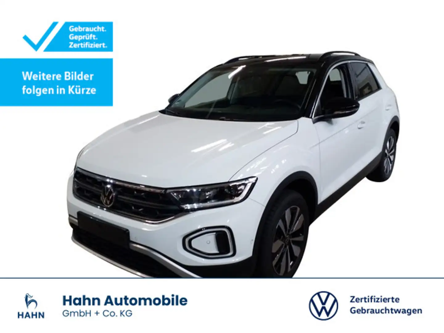Volkswagen T-Roc 1.5TSI DSG Move LED Navi AHK ACC CAM AppCo Weiß - 1