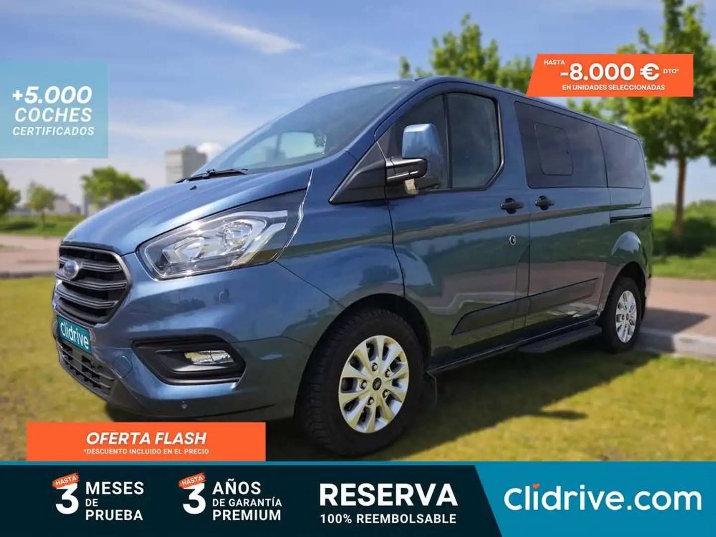 Ford Transit Custom Kombi 2.0 TDCI 136kW 320 L1 Nugget Azul - 1