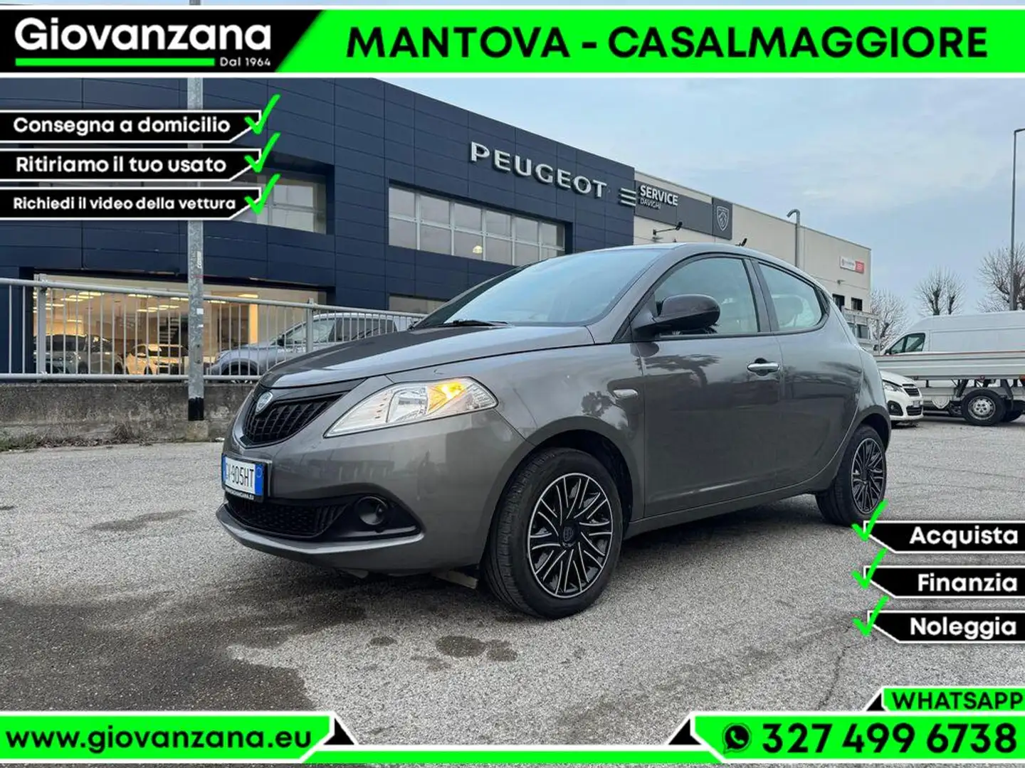 Lancia Ypsilon Ypsilon 1.0 firefly hybrid GPL Gold Plus s&s 70cv Grau - 1