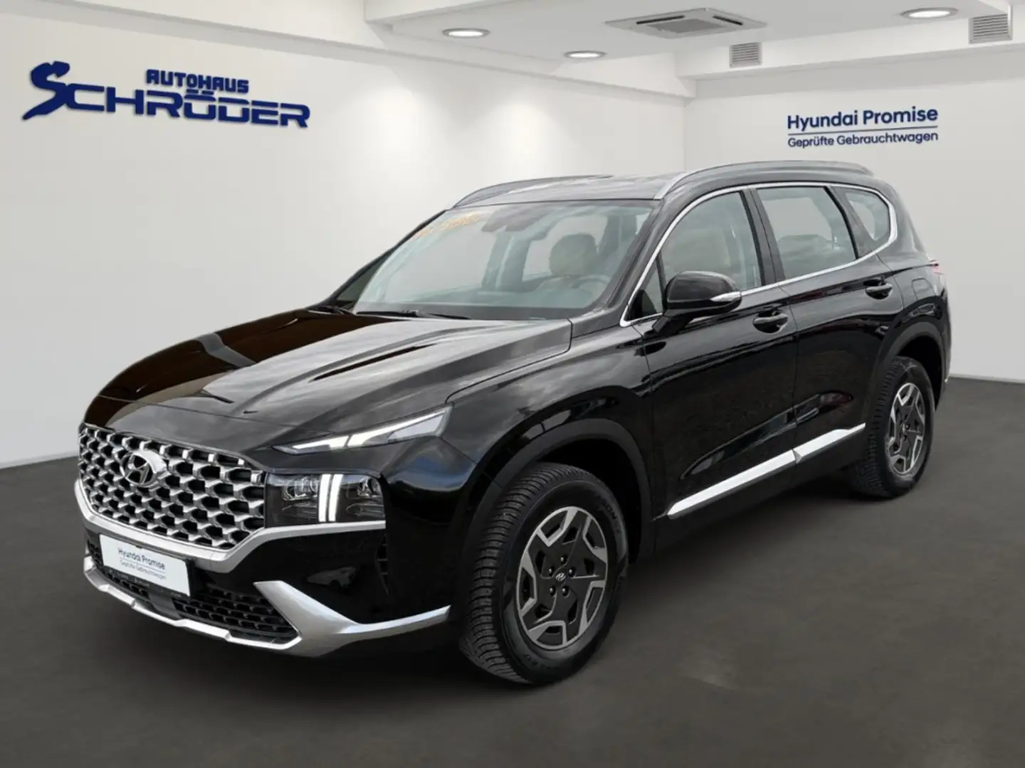 Hyundai SANTA FE 1.6T 4WD Hybrid Trend  Navi Kamera LED  Allwetter Schwarz - 1