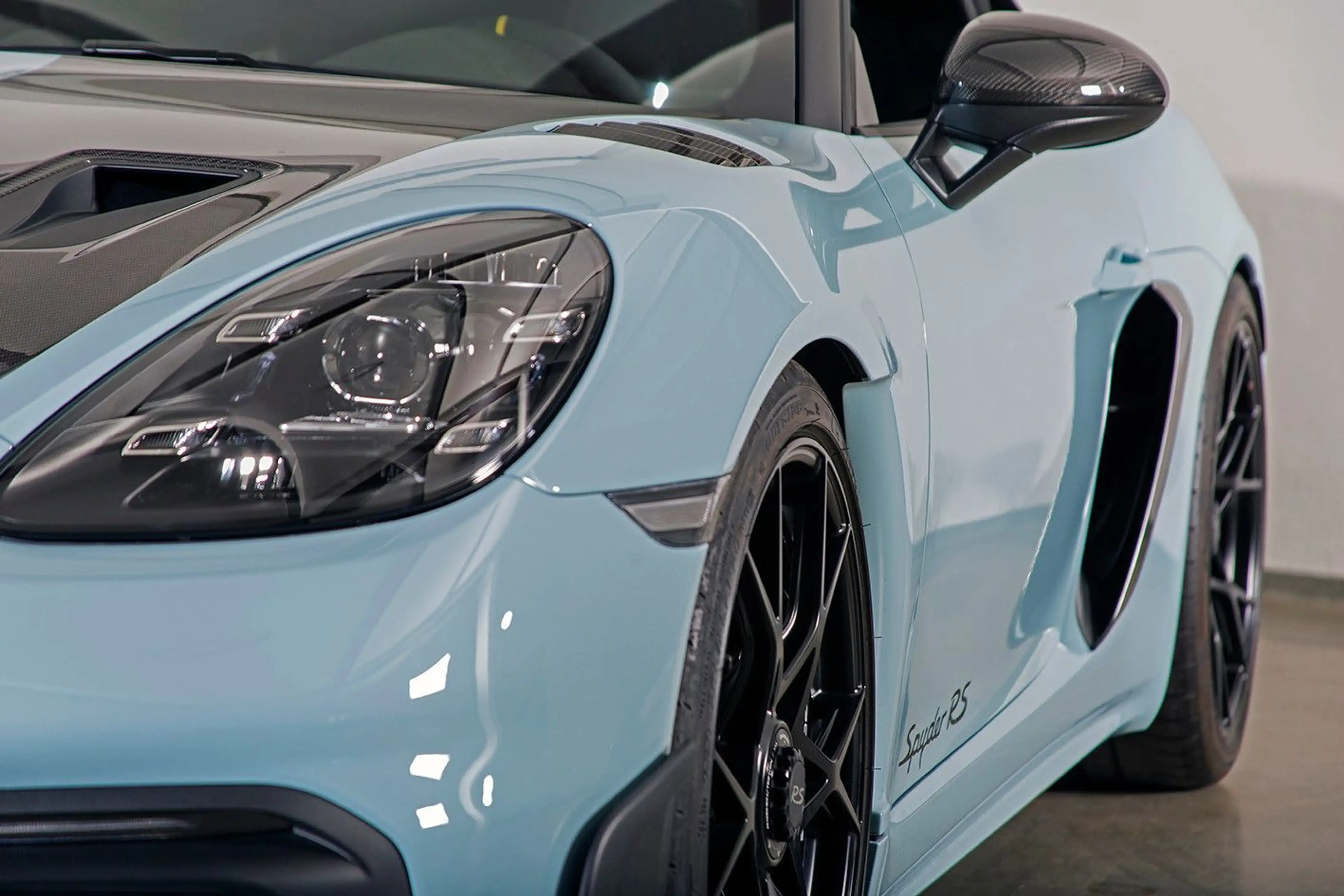 Porsche Boxster 718 Spyder RS, PTS Meissenblau, Weissach Paket ! — photo 9