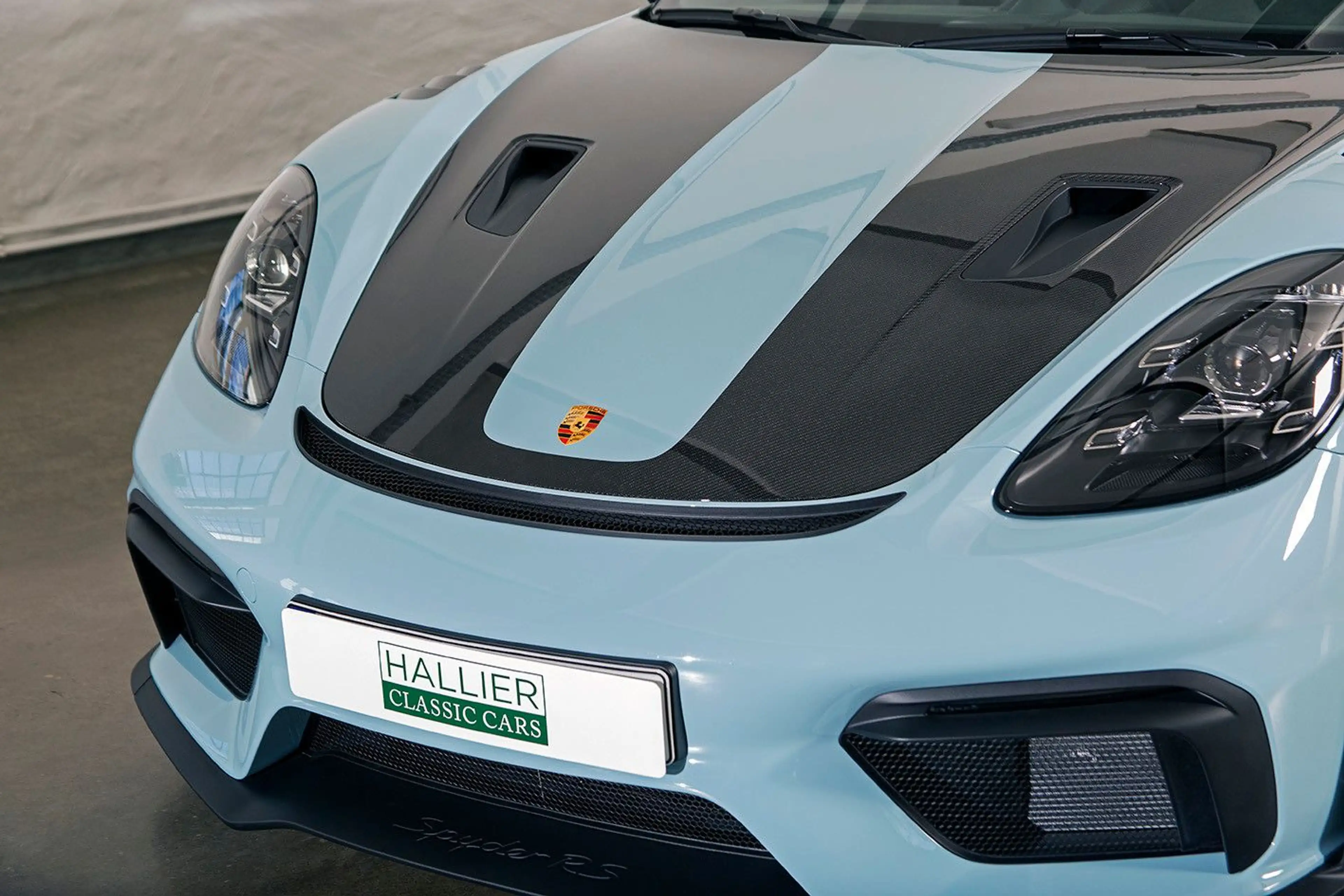 Porsche Boxster 718 Spyder RS, PTS Meissenblau, Weissach Paket ! — photo 10