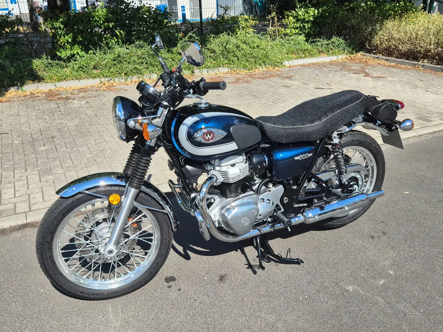 Kawasaki W 800 Blau - 1