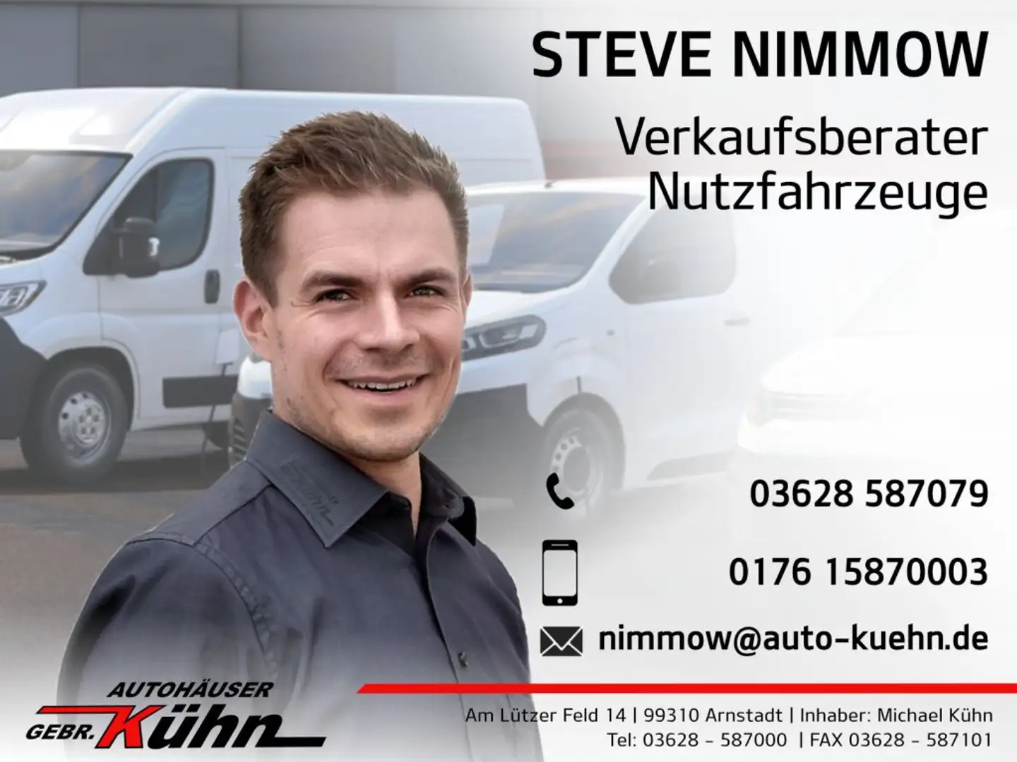 Citroen Jumpy e-Jumpy Standard 100 kW / 75 kWh + LED, NAV Weiß - 2