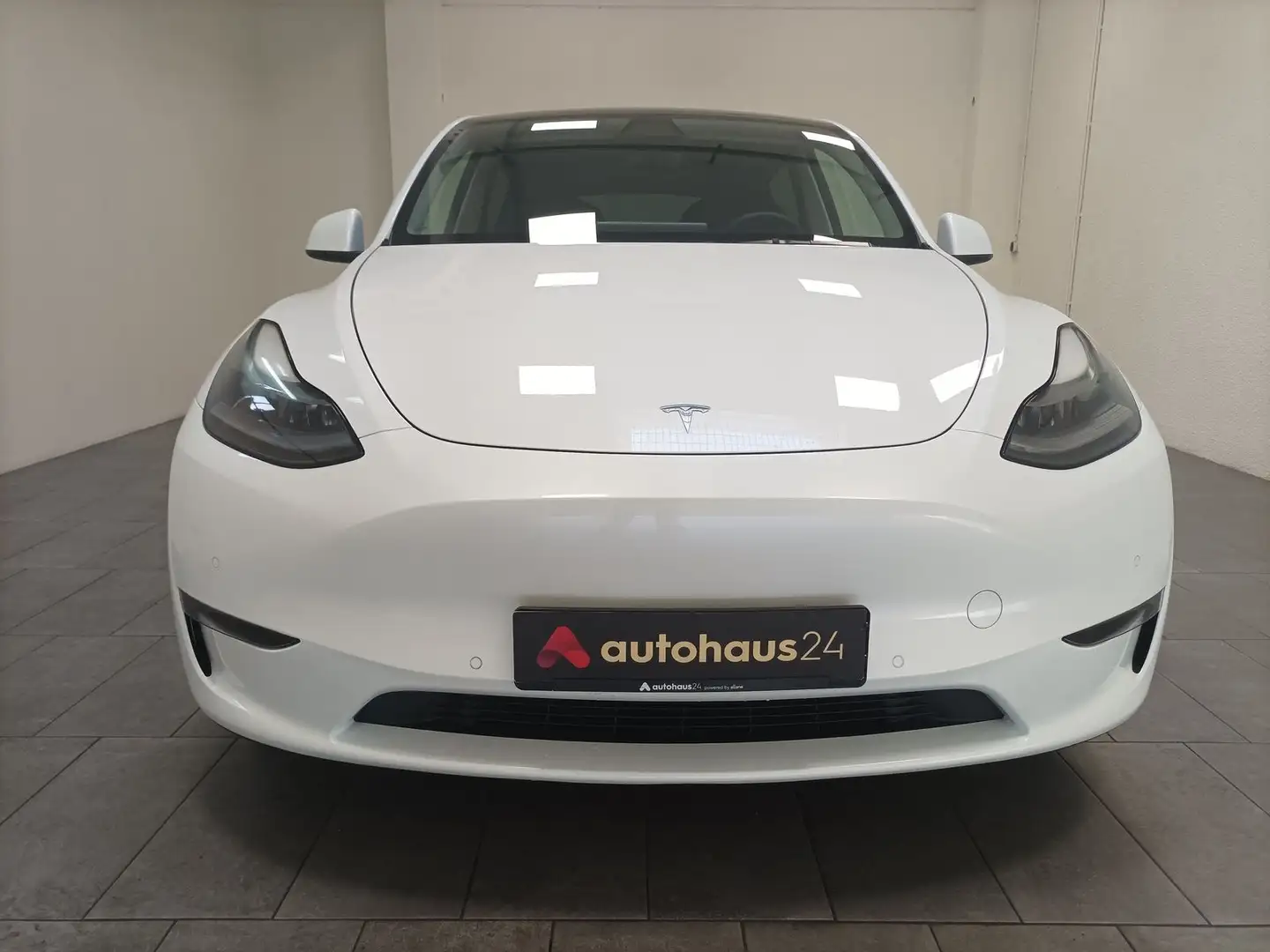 Tesla Model Y Dual Navi|CAM|LED|Tempomat Weiß - 2