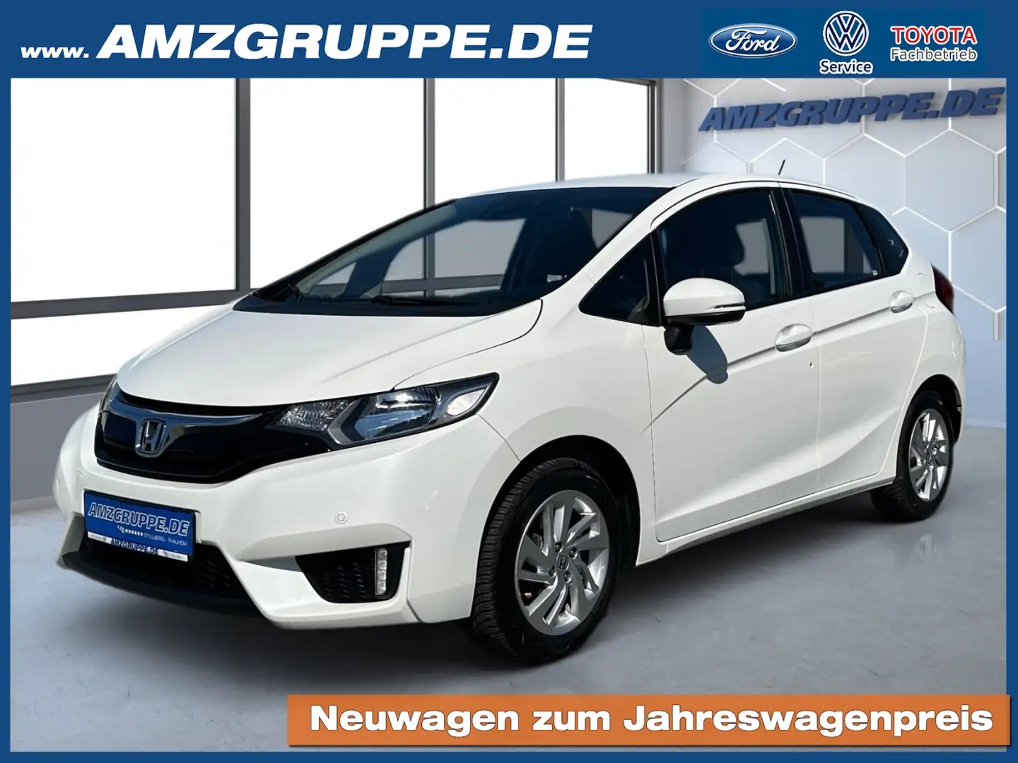 Honda Jazz 1.3 Comfort PDC+Bluetooth+Tempomat+Sitzheiz Weiß - 1