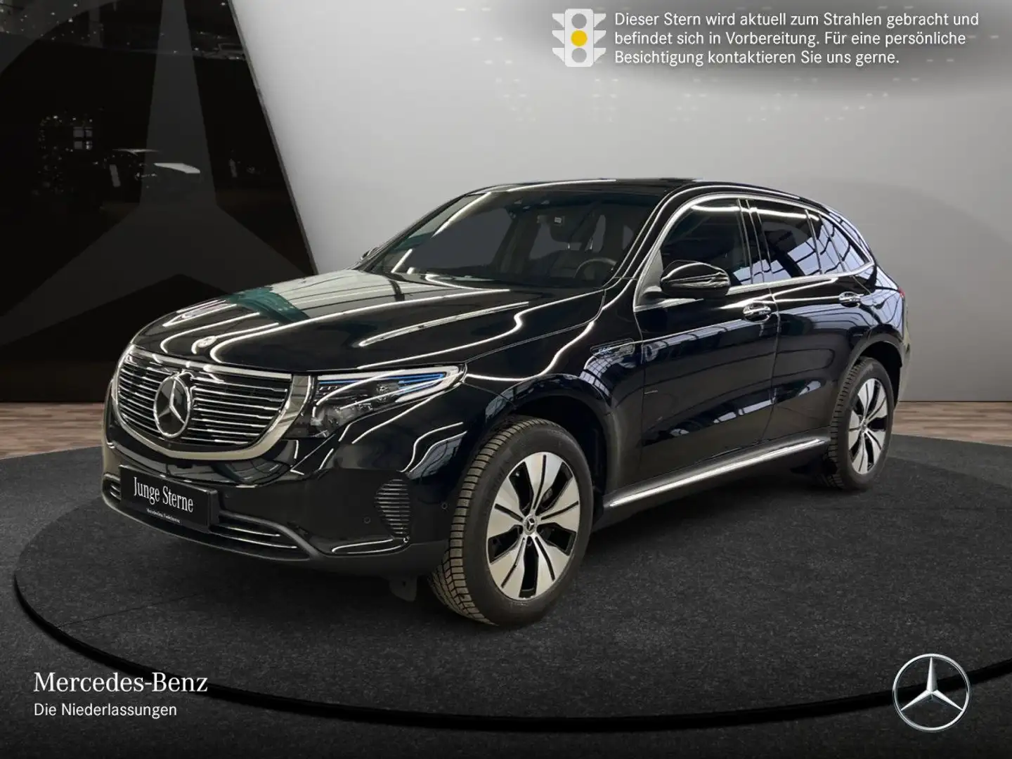 Mercedes-Benz EQC 400 4M 360+MULTIBEAM+FAHRASS+HUD+SITZKLIMA Zwart - 2
