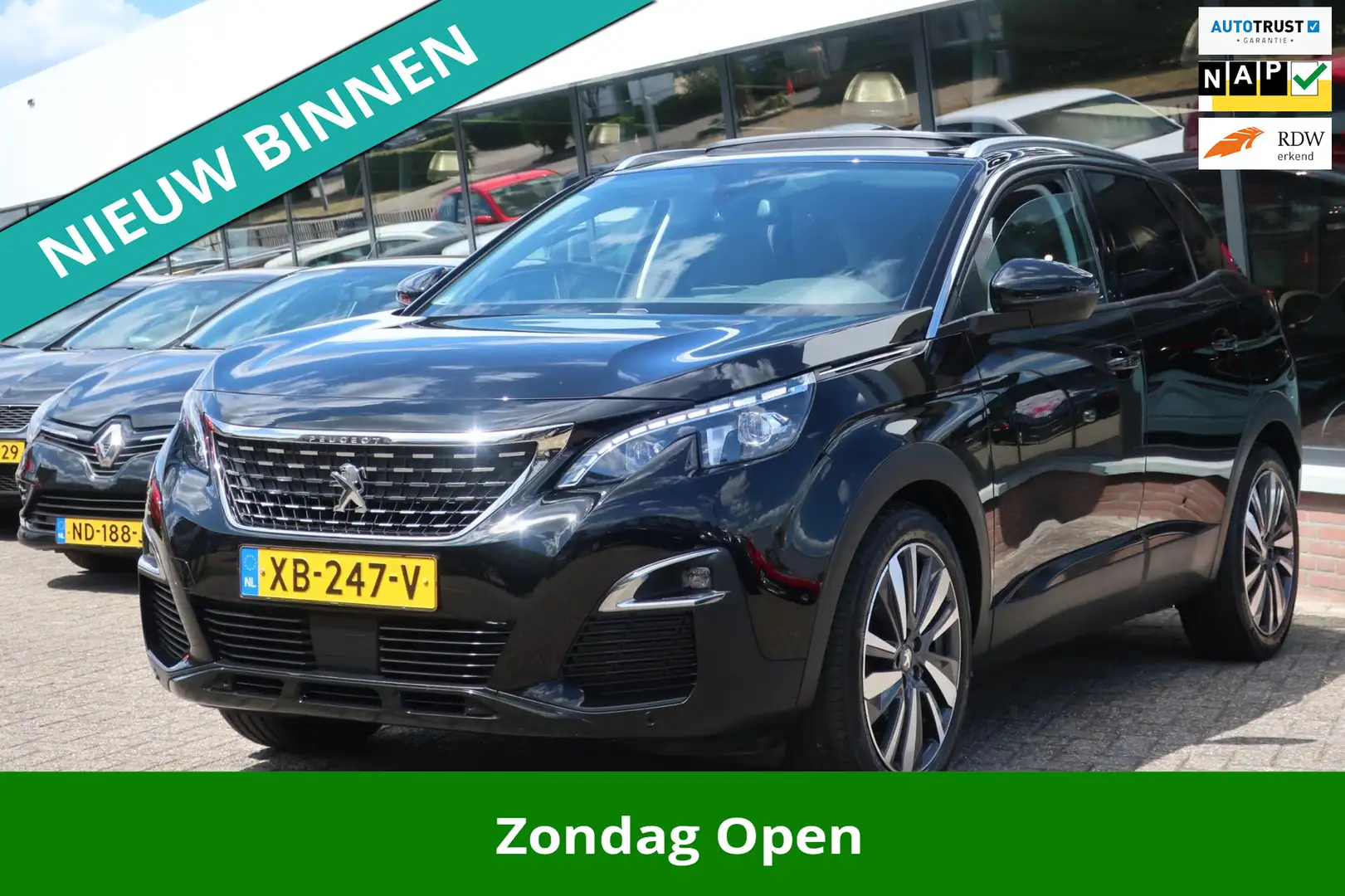 Peugeot 3008 1.2 PureTech Allure 2e EIG_LED_PANO_CAM_19-INCH. Zwart - 1