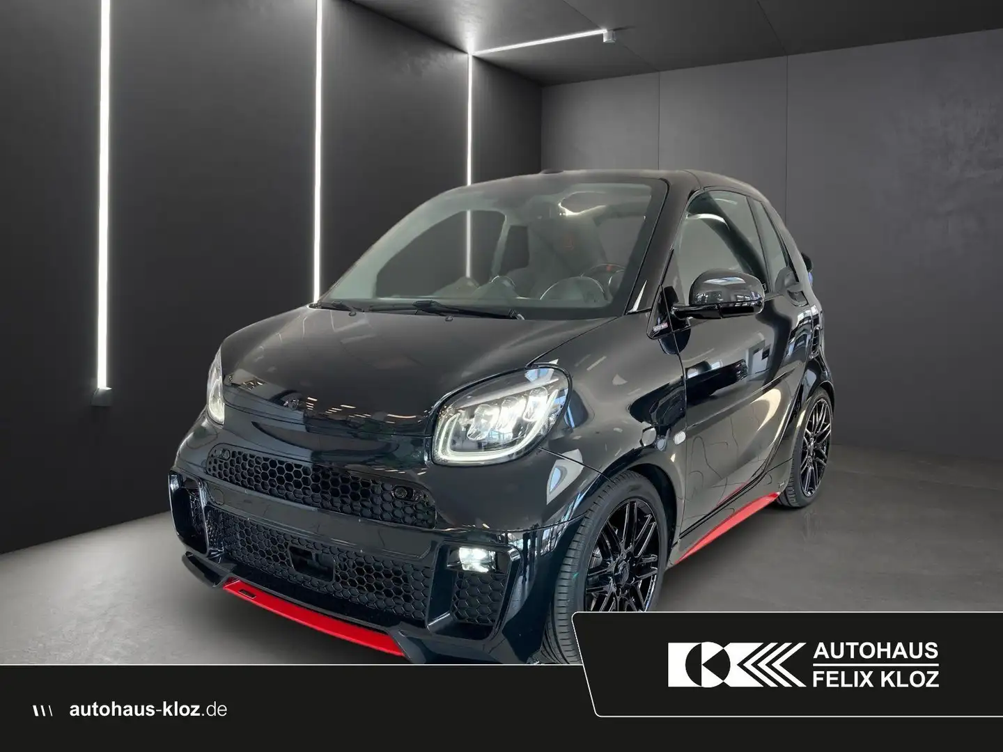 smart forTwo EQ fortwo BRABUS R92 Cabrio Leder Kamera Negro - 1