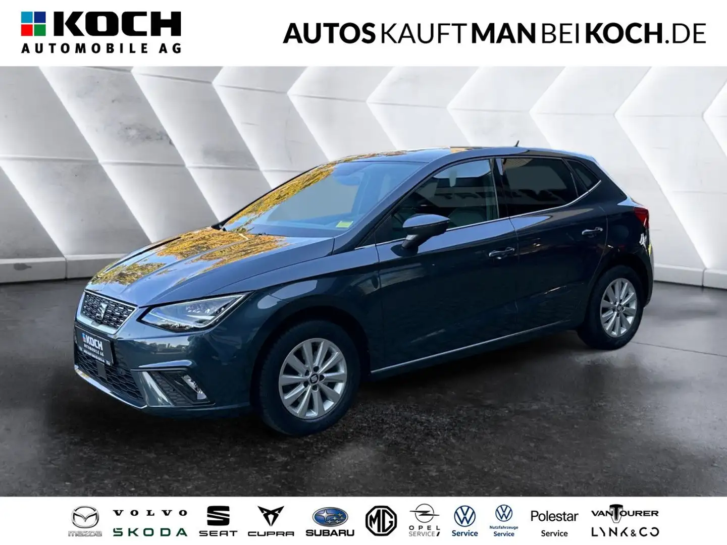 SEAT Ibiza 1.0 TSI DSG XCELLENCE NAVI LED PDC V+H FSE Grau - 1